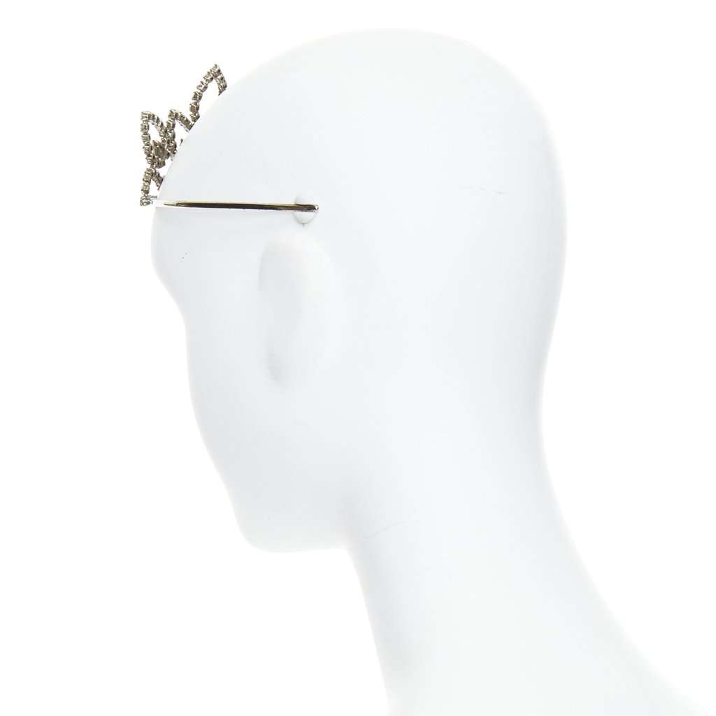 Saint Laurent Grunge Tiara Silver Very good condition - Model View