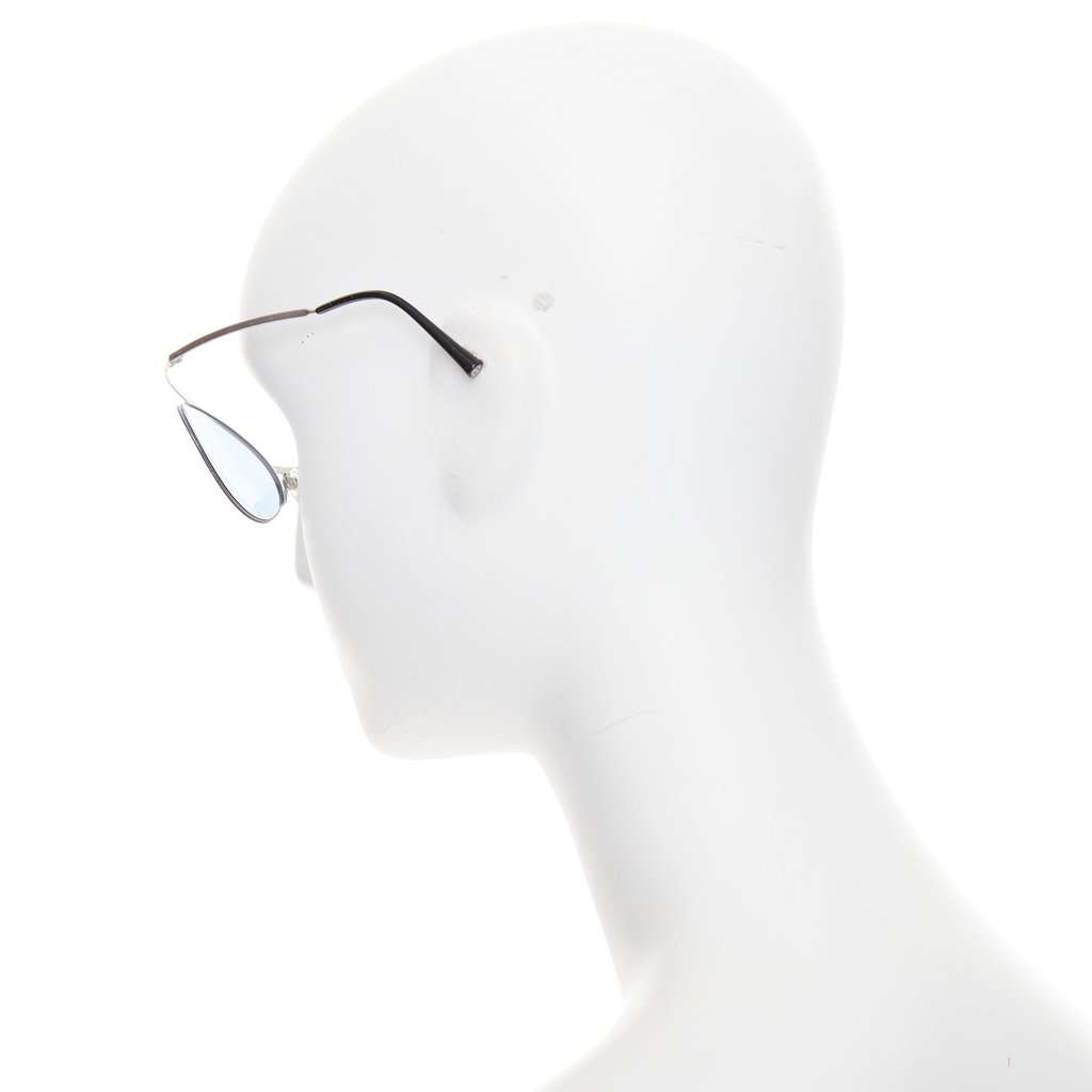 Chanel Blue Metal Sunglasses Blue Metal Fair condition - Box View