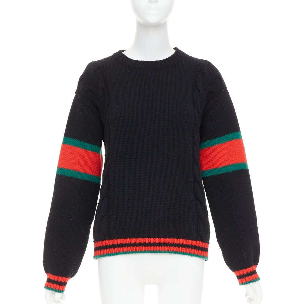Gucci Black Wool Knitwear Black Wool Good condition - Front View
