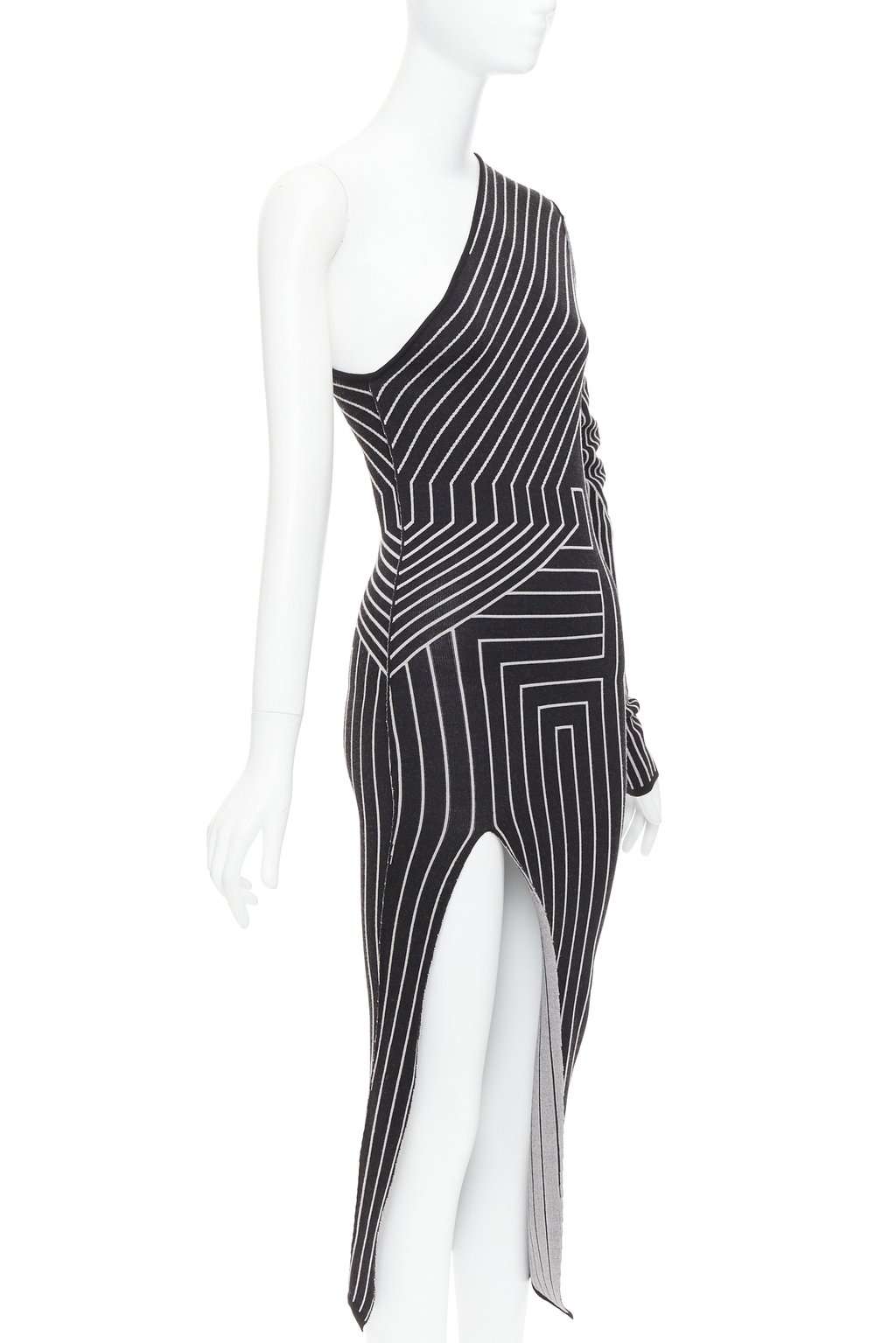 Rick Owens Grey Wool Dress Grey Wool Never worn - Inside View