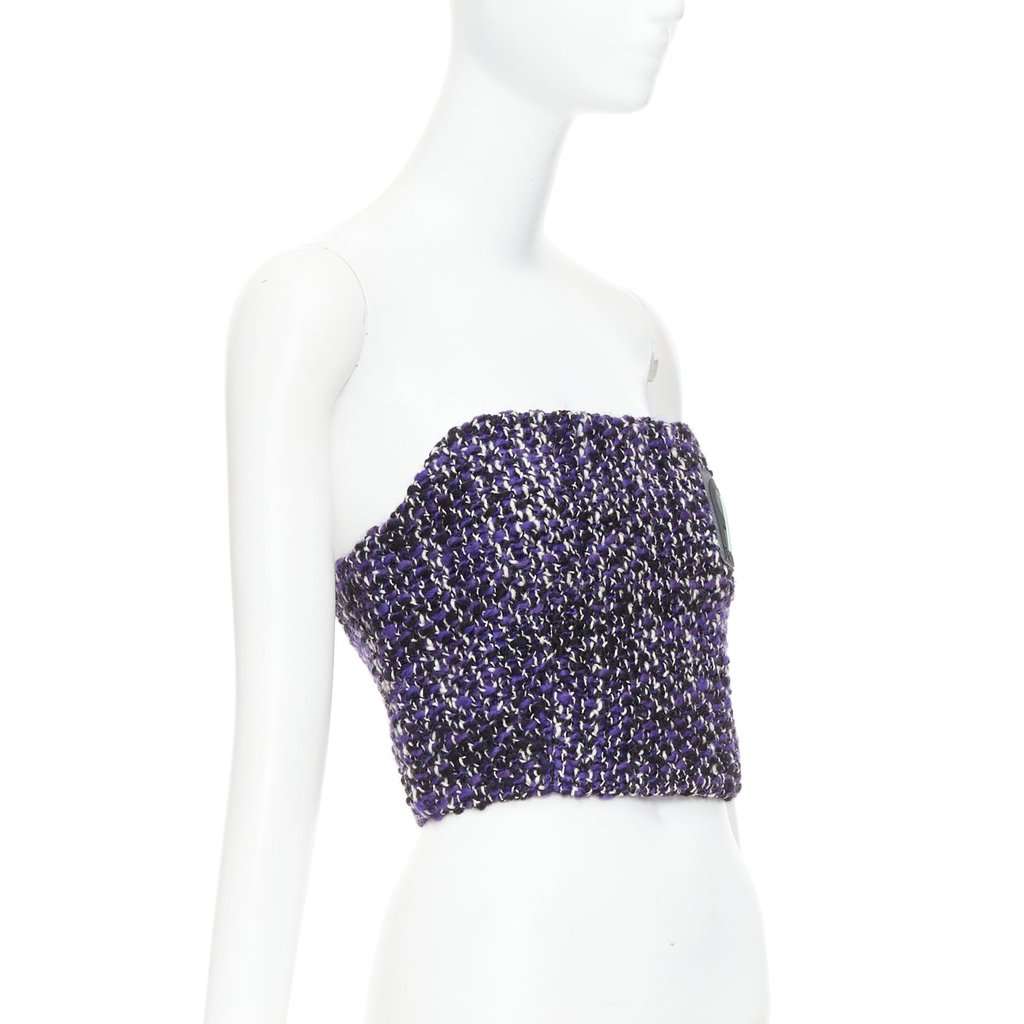 Prada Purple Wool Top Purple Wool Never worn, with tag - Inside View