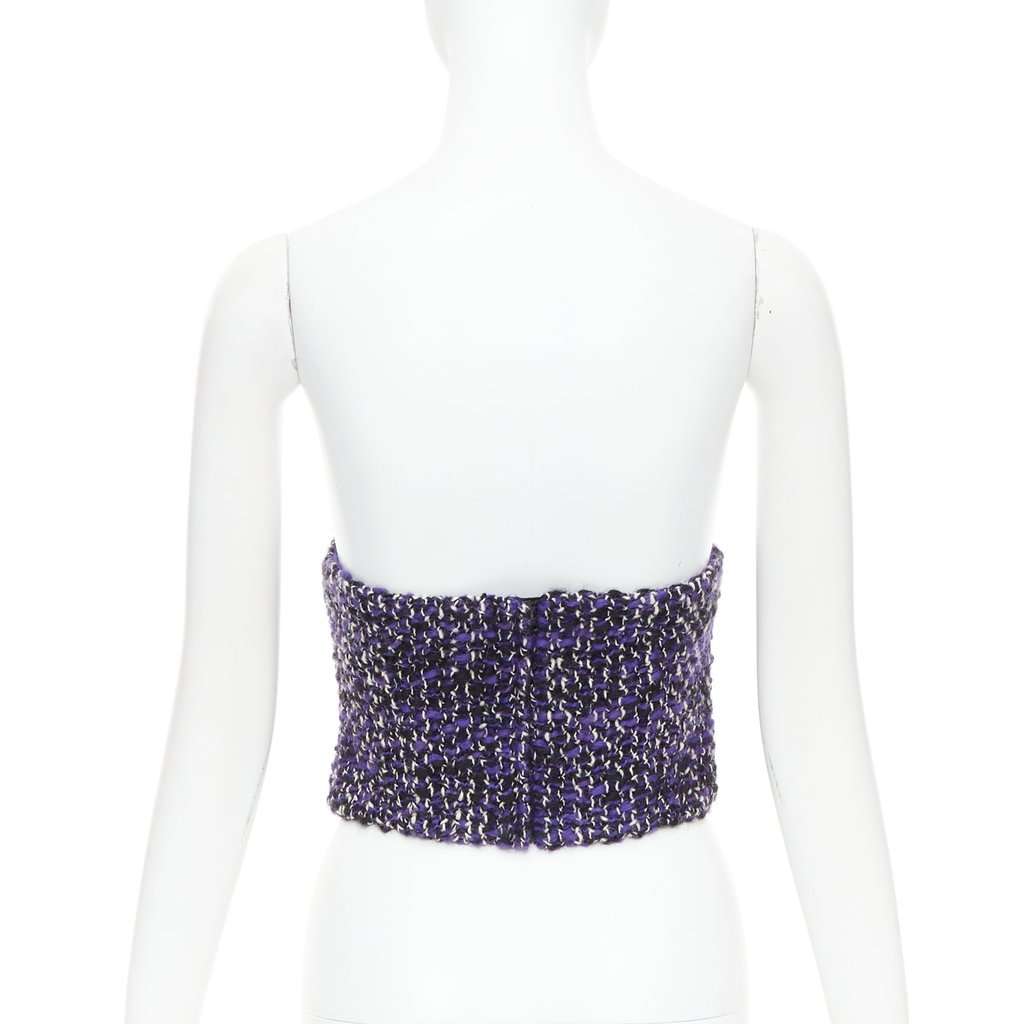 Prada Purple Wool Top Purple Wool Never worn, with tag - Box View