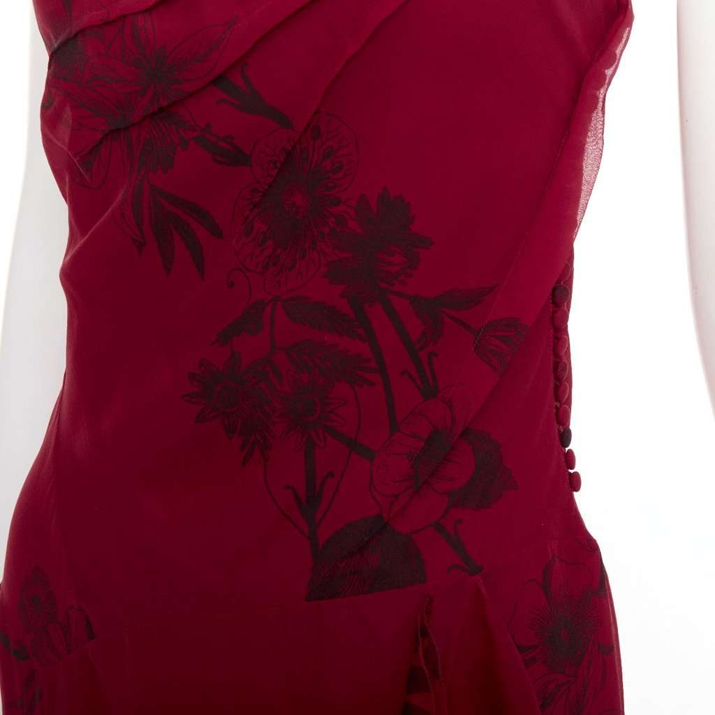 Dior Red Silk Dress Red Silk Never worn, with tag - Back View