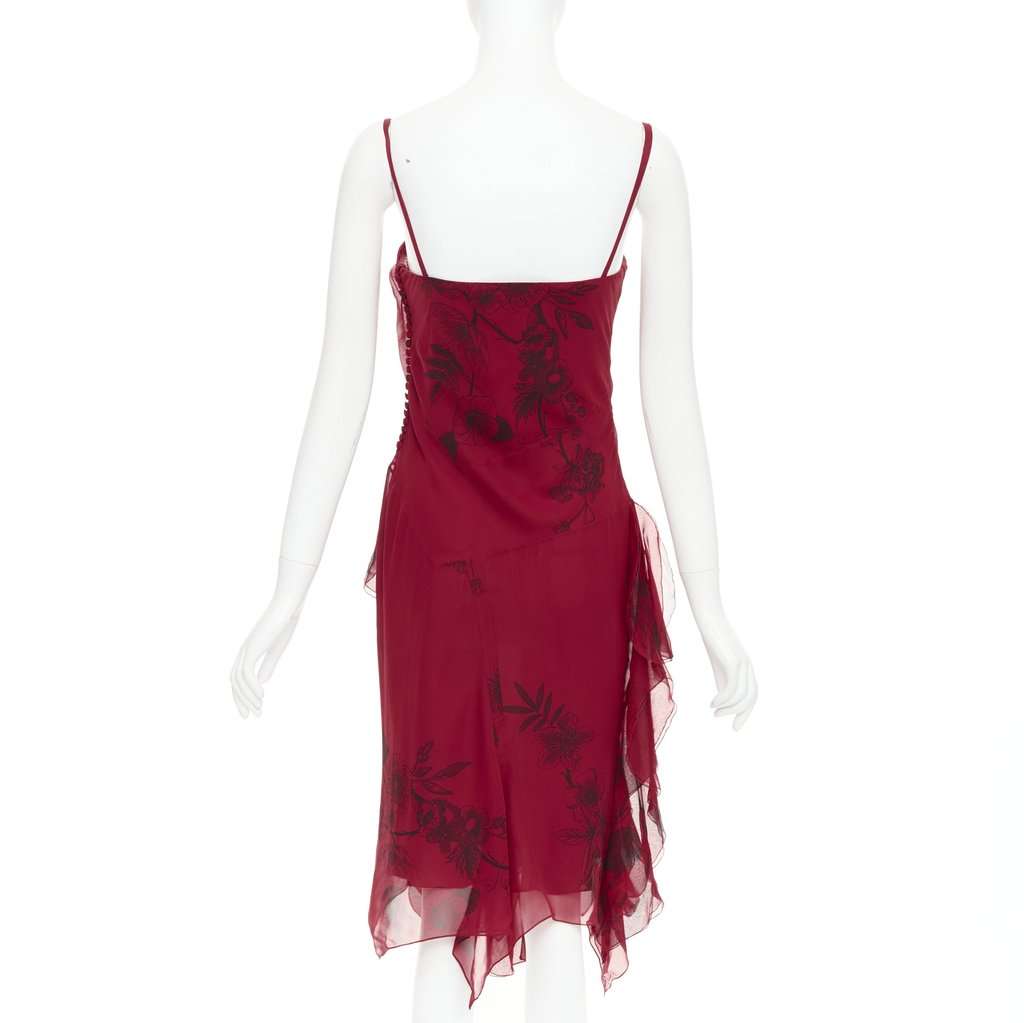 Dior Red Silk Dress Red Silk Never worn, with tag - Box View