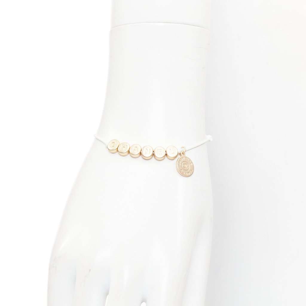 Chanel White Metal Bracelets White Metal Very good condition - Back View