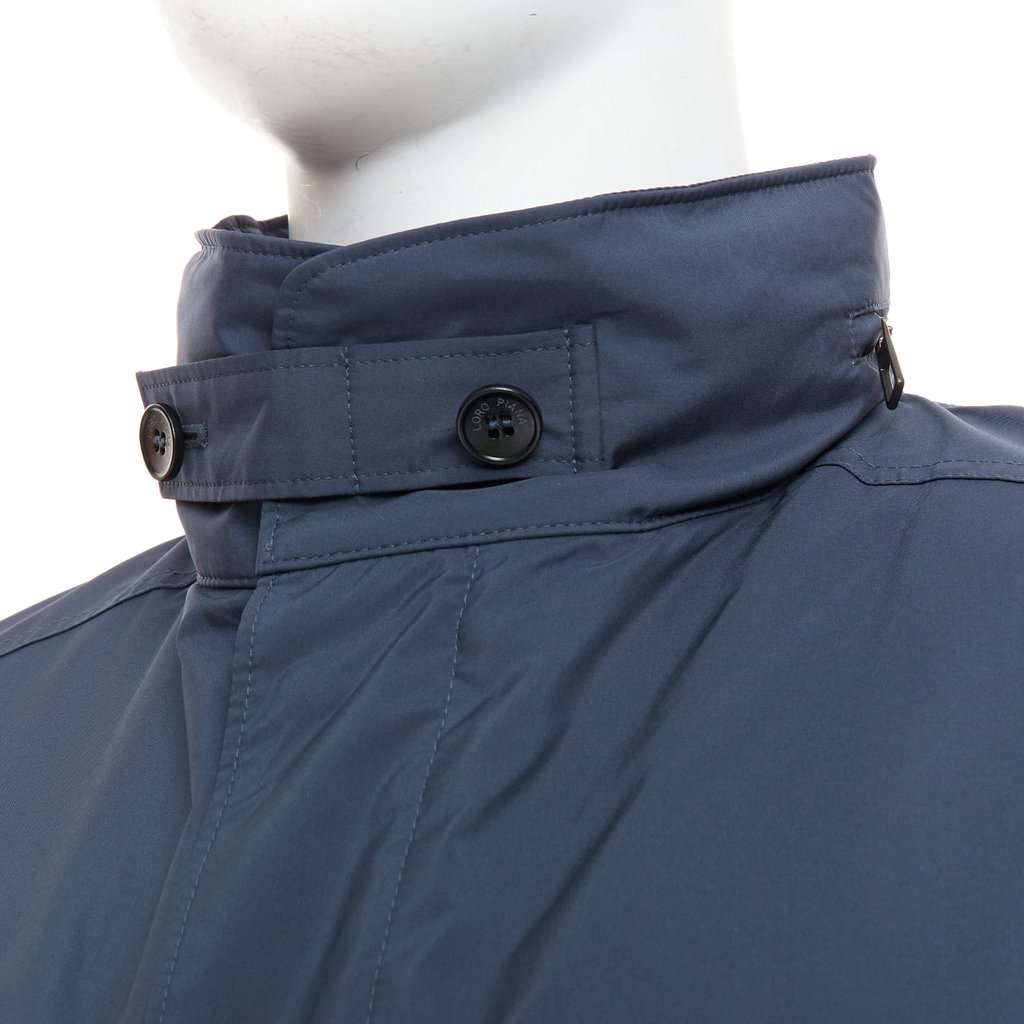 Loro Piana Traveller Navy Polyester Good condition - Back View