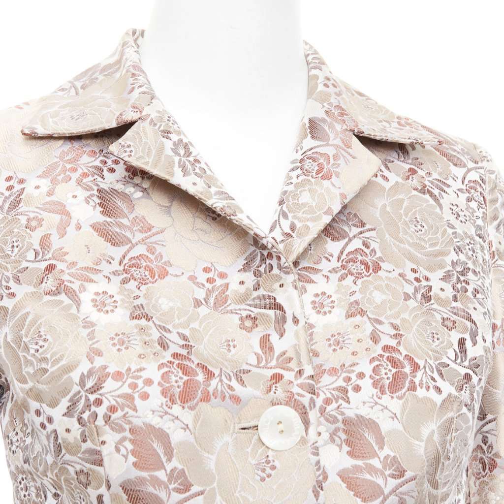 Dolce & Gabbana Beige Polyester Jacket Beige Polyester Very good condition - Back View