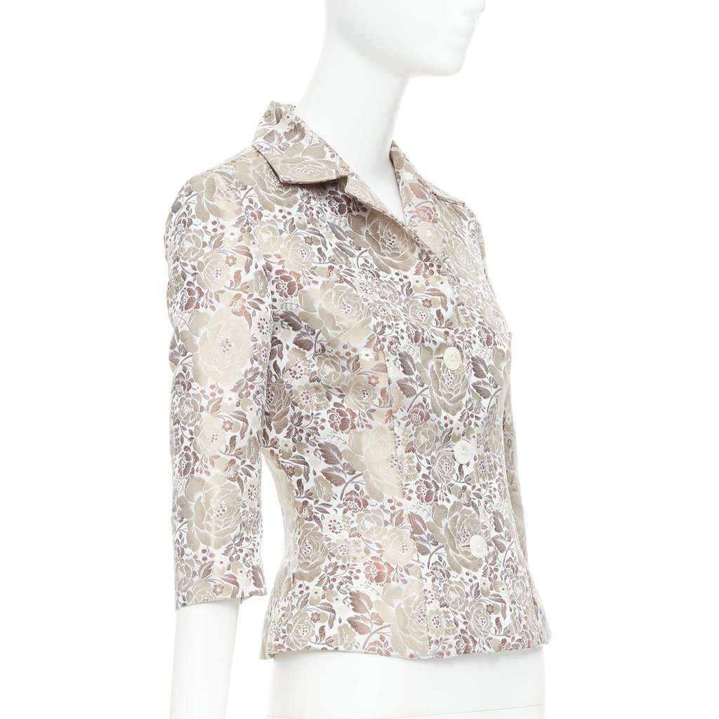 Dolce & Gabbana Beige Polyester Jacket Beige Polyester Very good condition - Model View