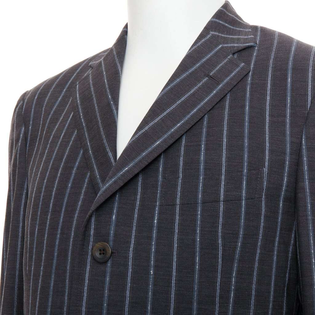 Etro Grey Wool Jacket Grey Wool Very good condition - Back View