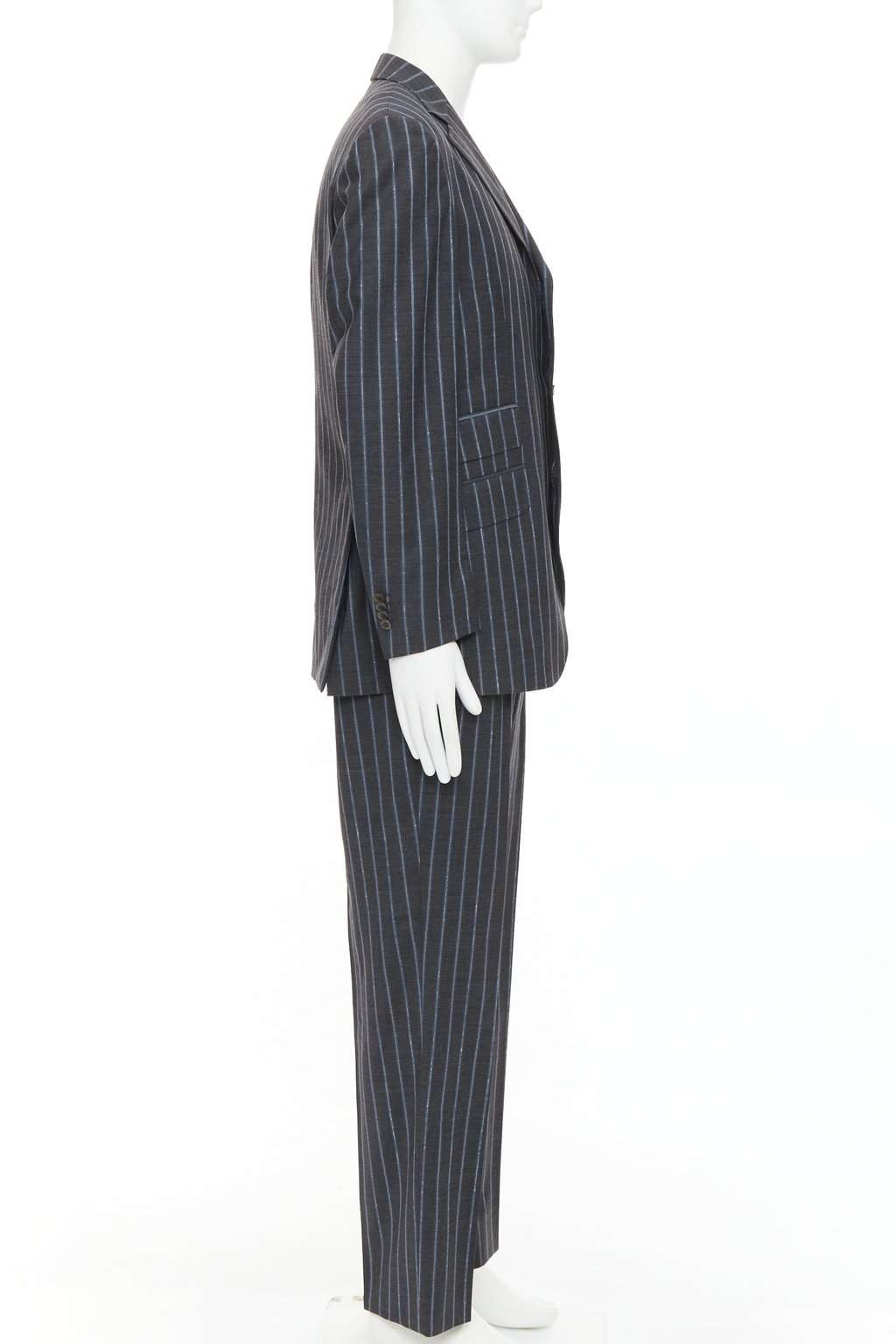 Etro Grey Wool Jacket Grey Wool Very good condition - Model View