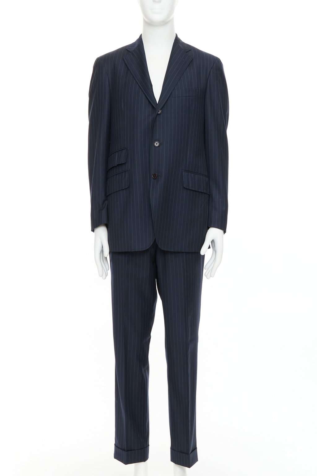 Etro Navy Wool Jacket Navy Wool Very good condition - Front View