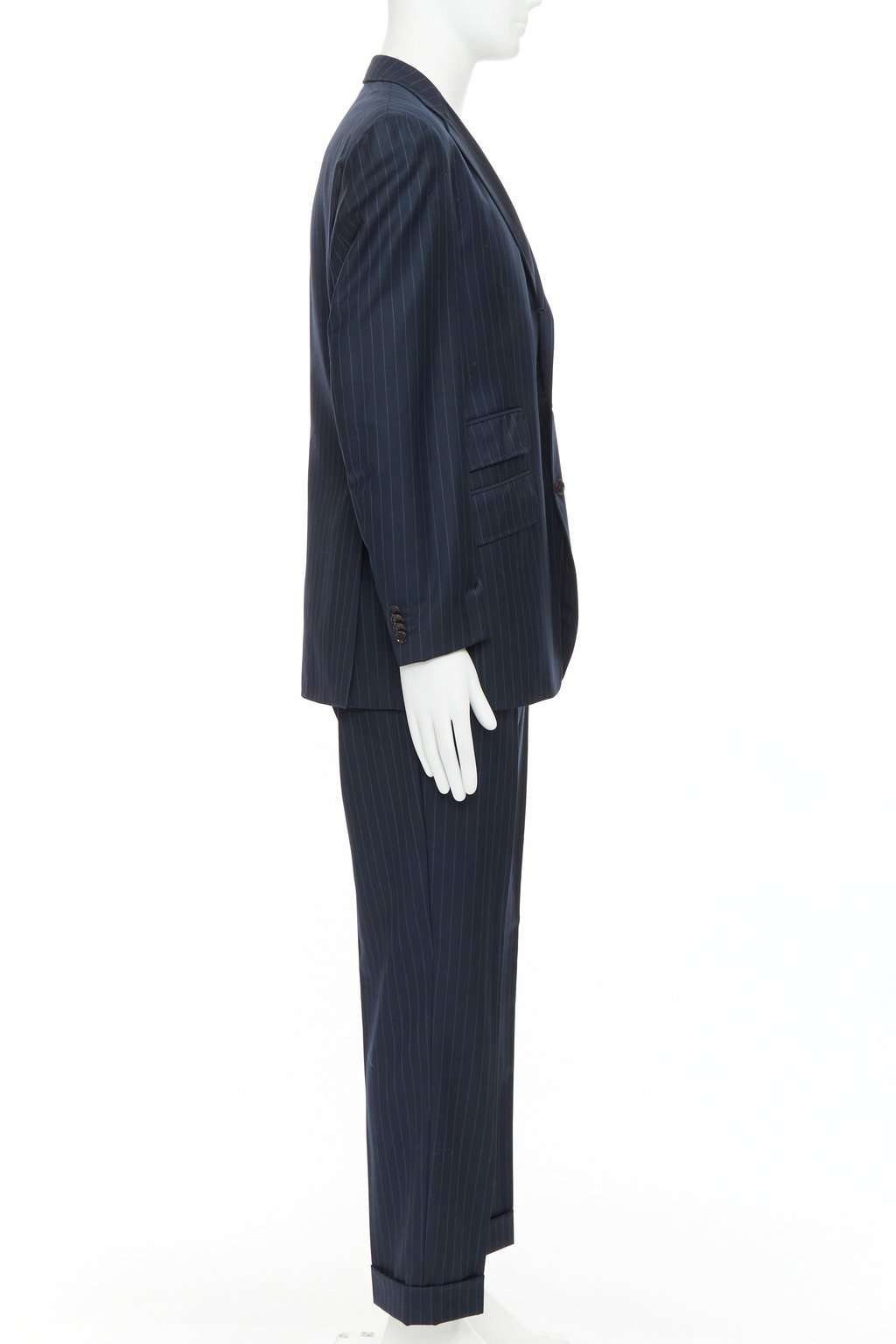 Etro Navy Wool Jacket Navy Wool Very good condition - Model View