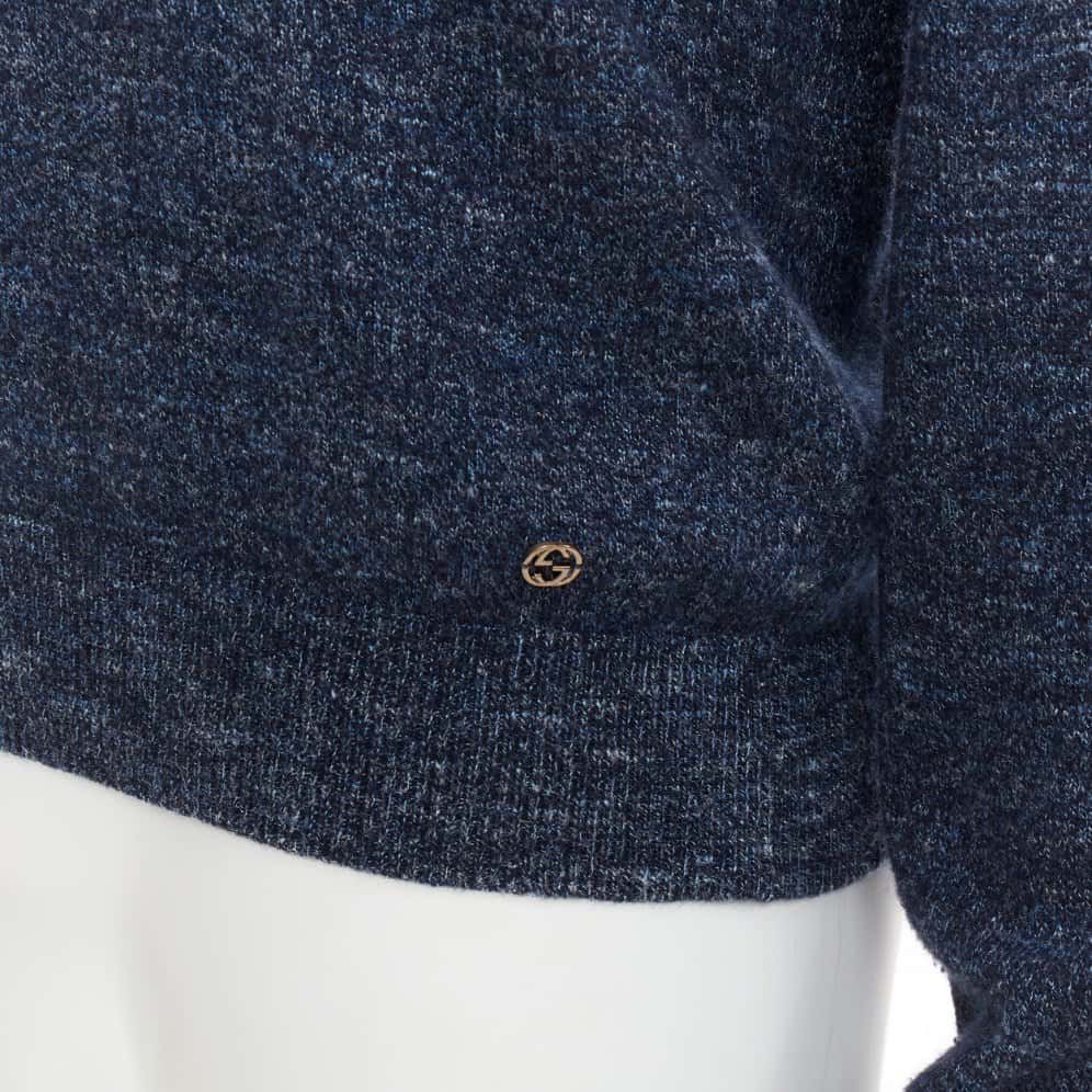 Gucci Blue Wool Knitwear Blue Wool Very good condition - Back View