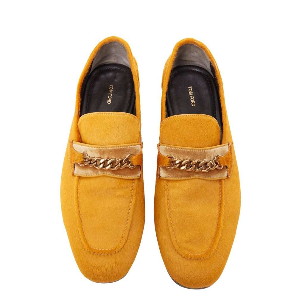 Tom Ford Yellow Polyester Lace ups Yellow Polyester Good condition - Front View