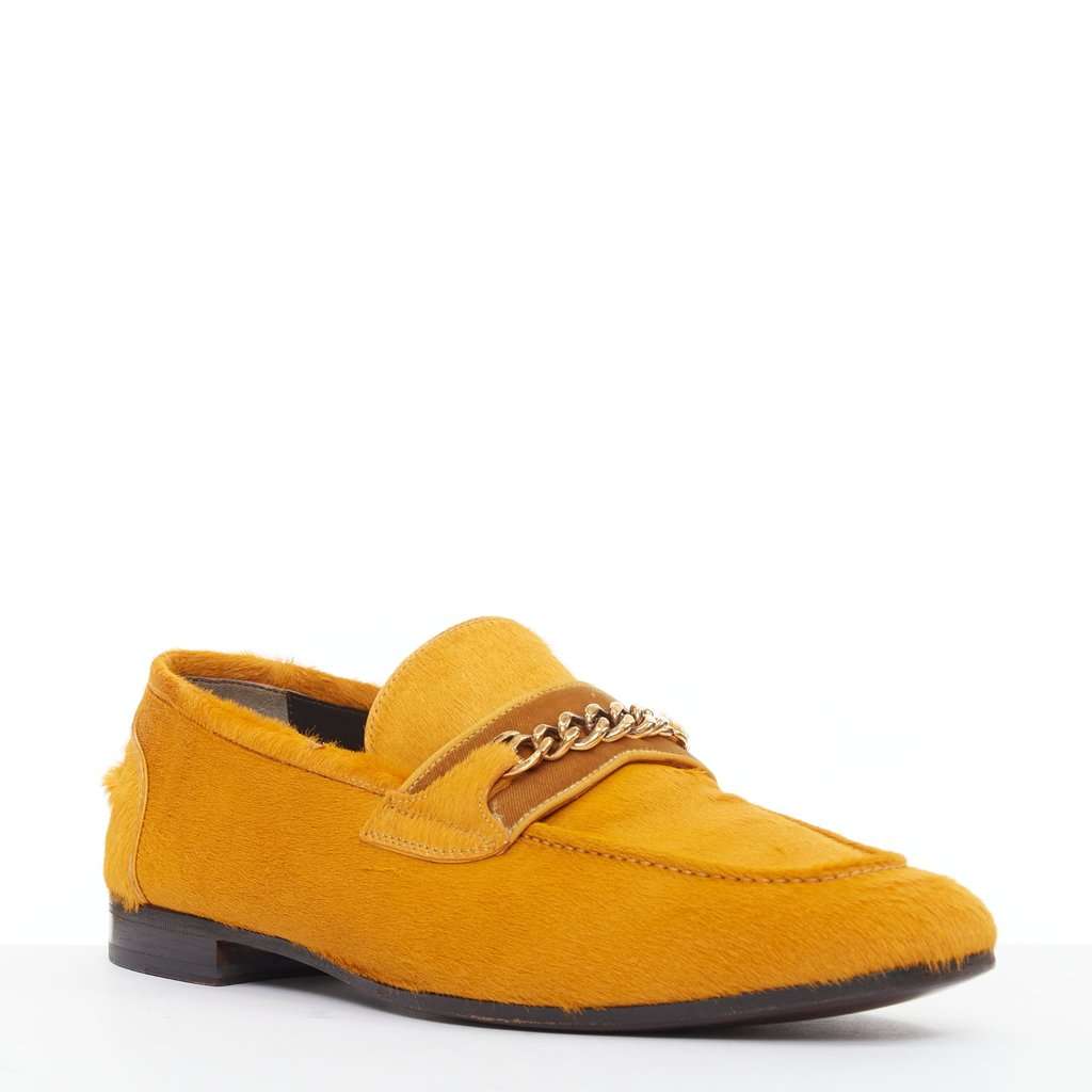 Tom Ford Yellow Polyester Lace ups Yellow Polyester Good condition - Back View