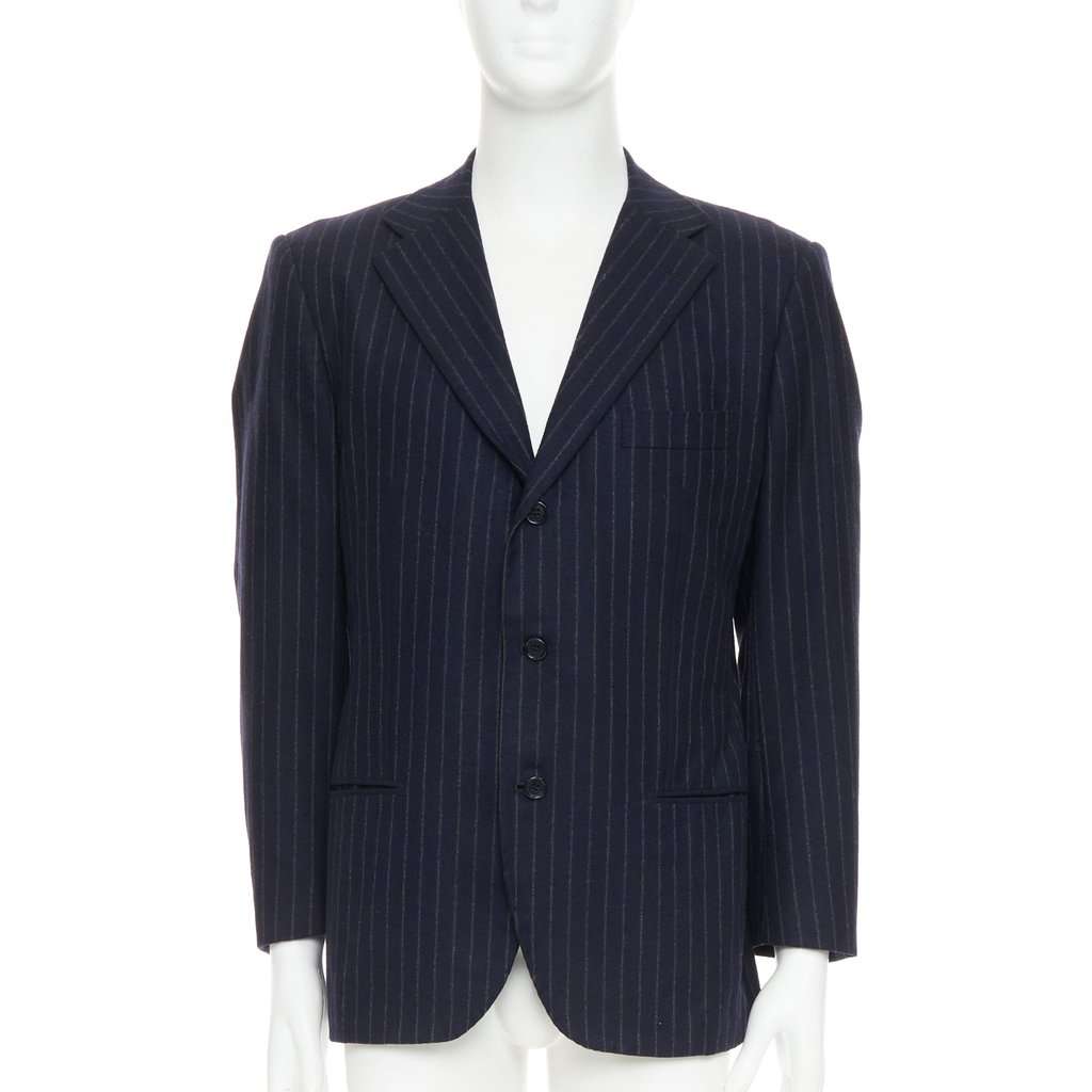 Kiton Navy Cashmere Jacket Navy Cashmere Very good condition - Front View