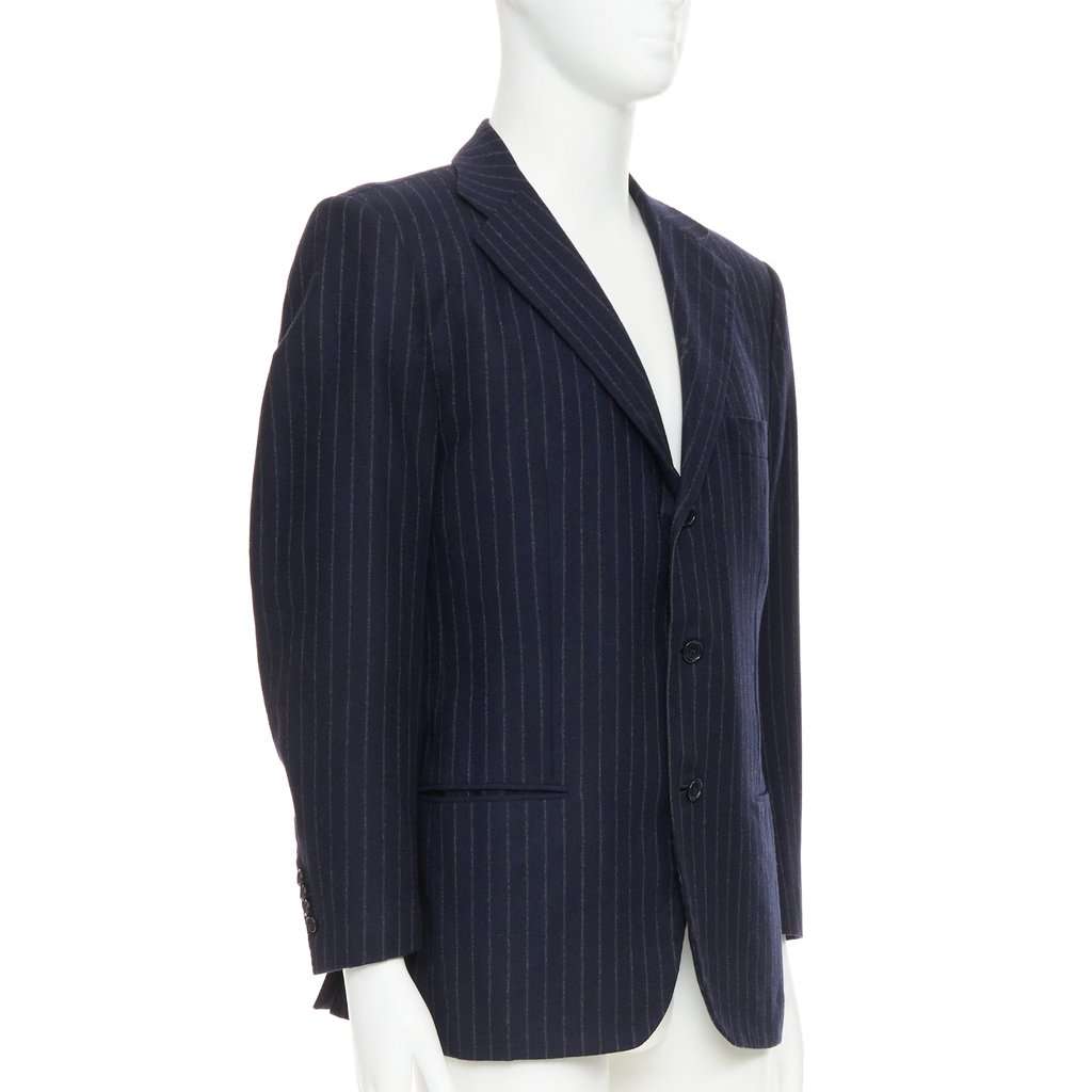Kiton Navy Cashmere Jacket Navy Cashmere Very good condition - Inside View
