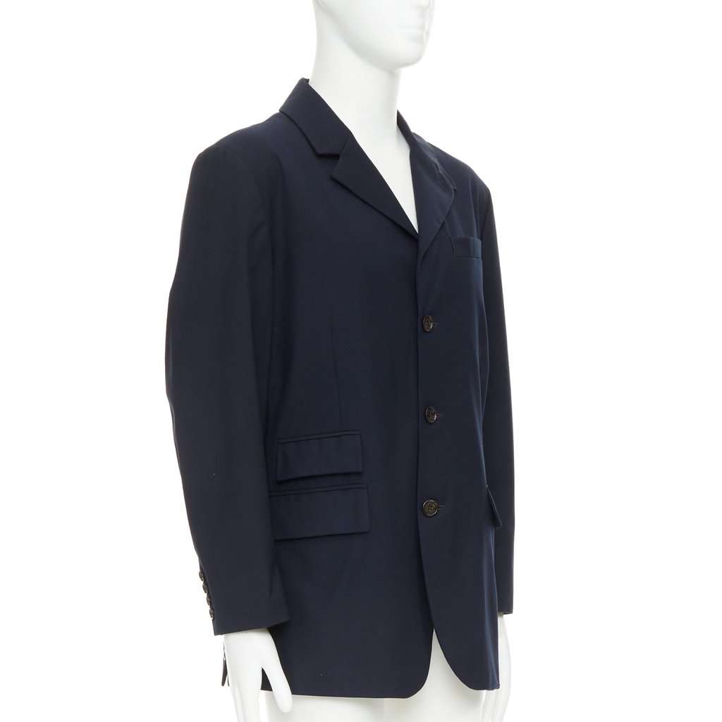 Ralph Lauren Navy Polyester Coat Navy Polyester Good condition - Inside View