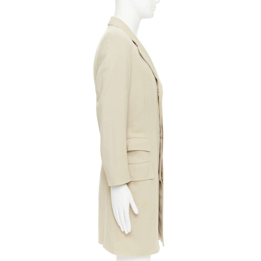 Hermès Beige Wool Coat Beige Wool Fair condition - Model View