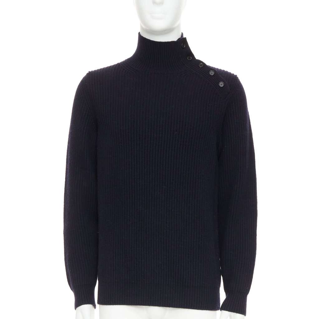 Brioni Navy Cashmere Knitwear Navy Cashmere Very good condition - Front View