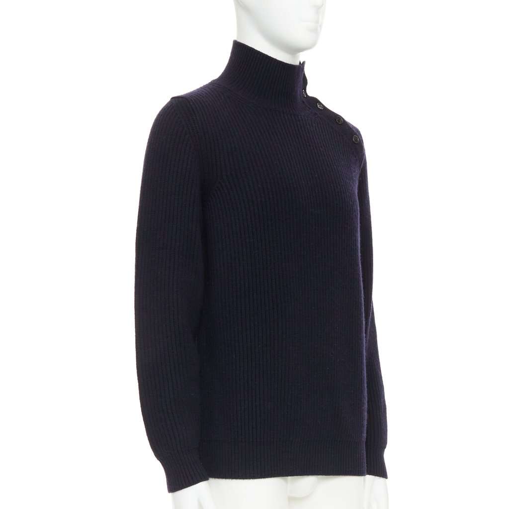 Brioni Navy Cashmere Knitwear Navy Cashmere Very good condition - Inside View