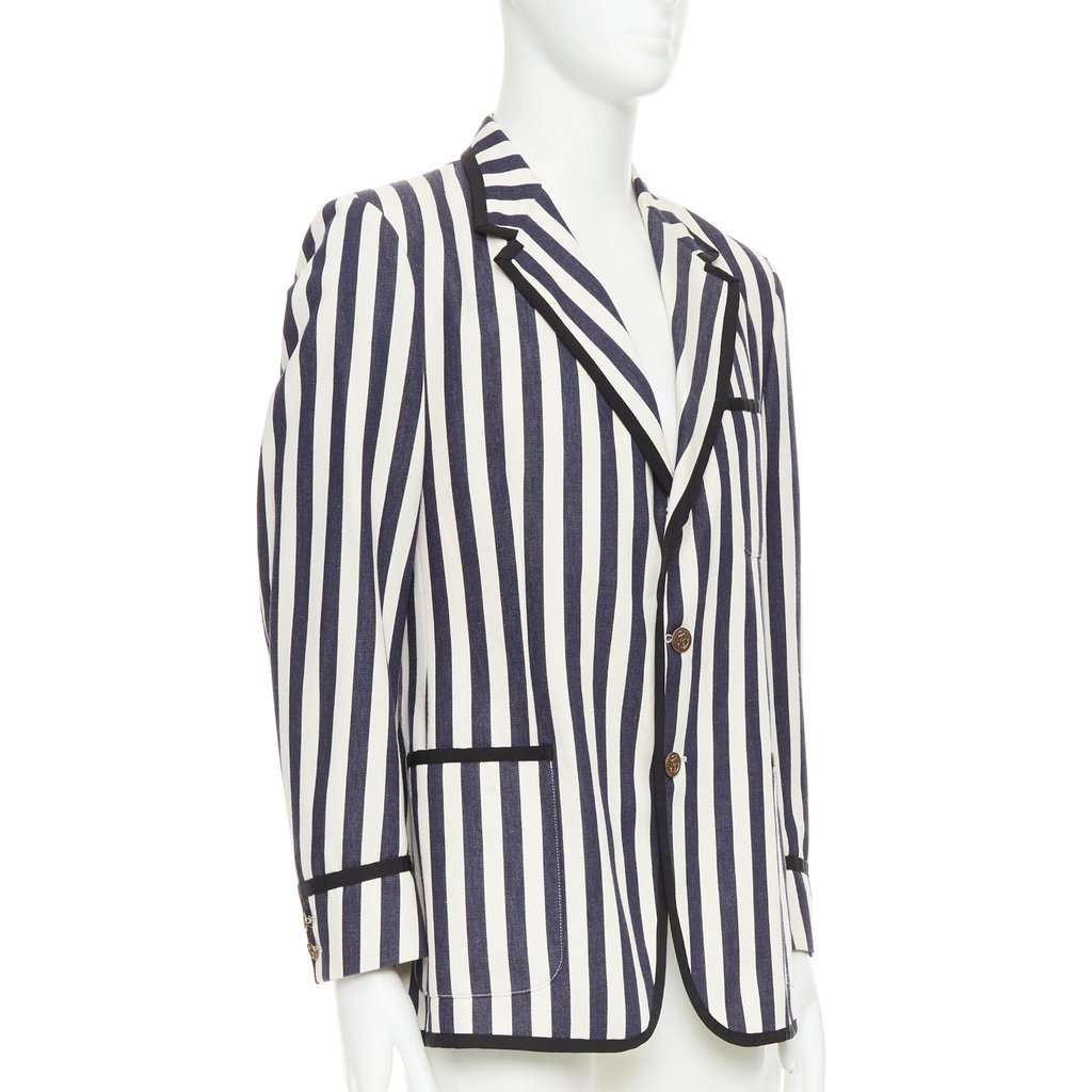 Gucci Navy Cotton Jacket Navy Cotton Very good condition - Inside View