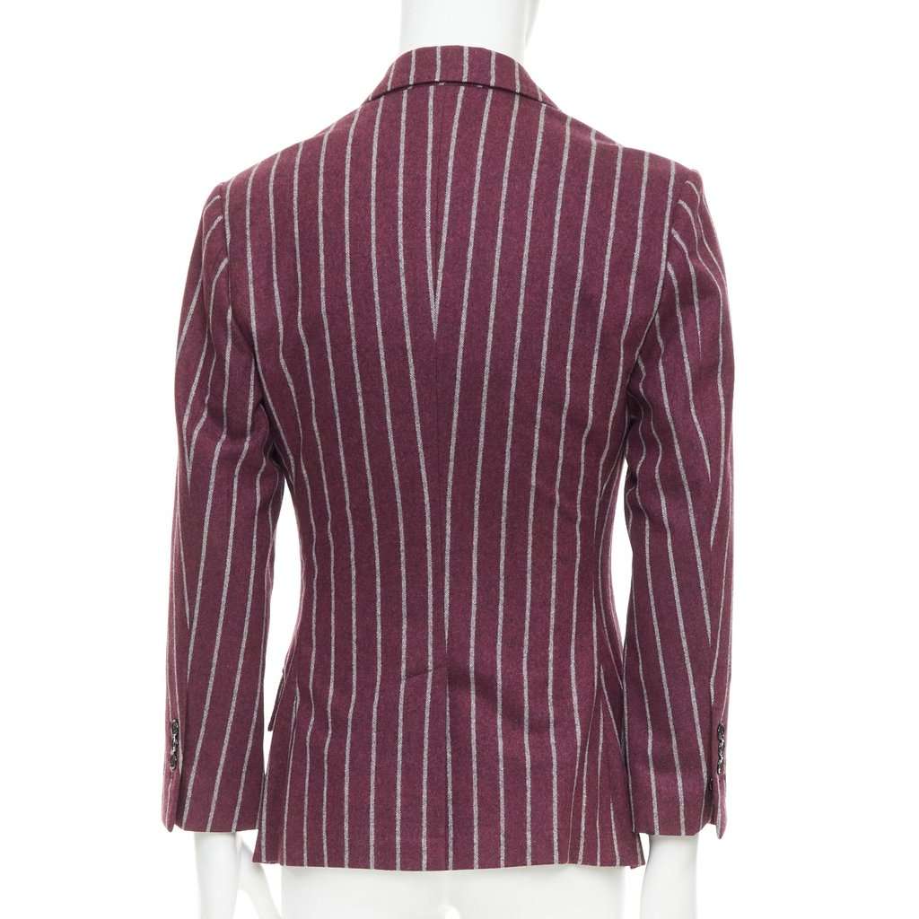 Dolce & Gabbana Burgundy Wool Jacket Burgundy Wool Very good condition - Box View