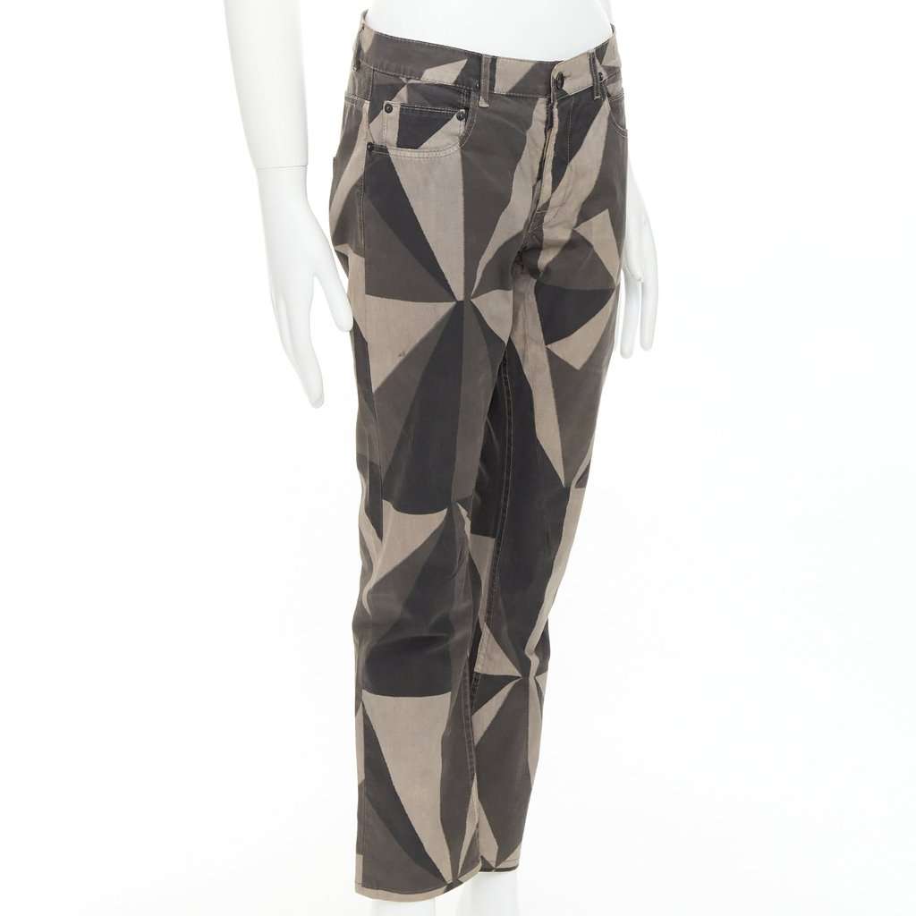 Rick Owens Island Geometric Detroit Khaki Cotton Fair condition - Inside View