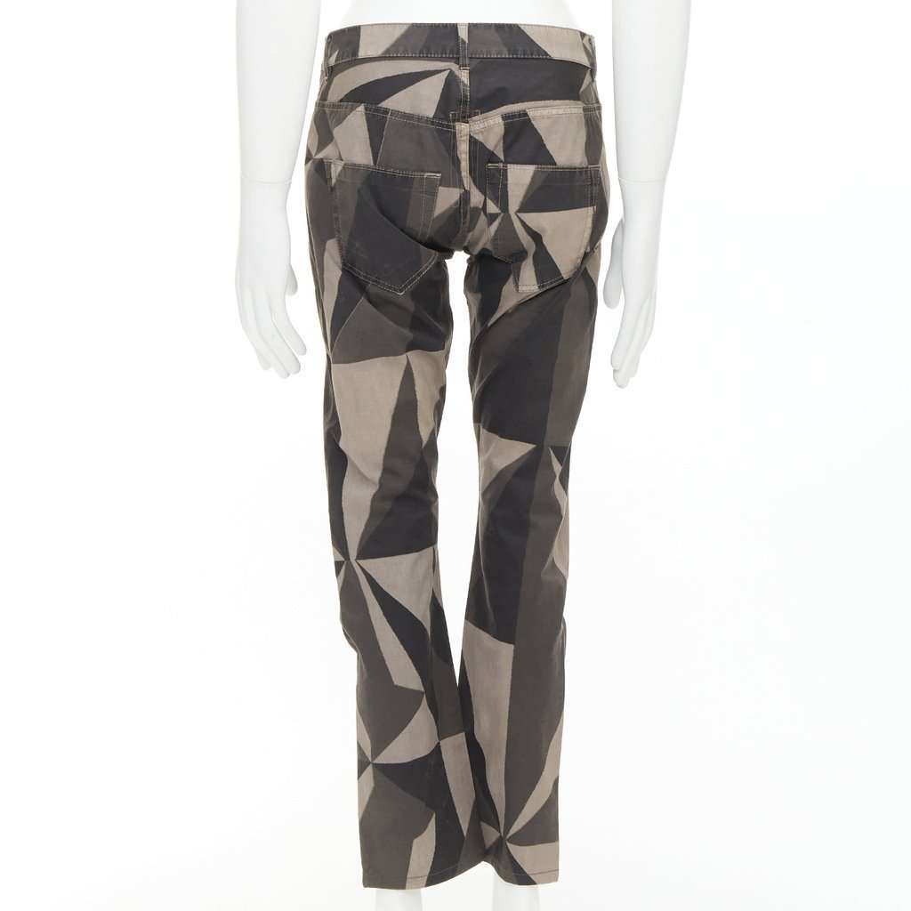 Rick Owens Island Geometric Detroit Khaki Cotton Fair condition - Box View