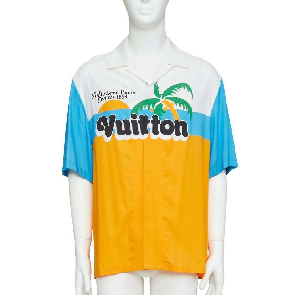 Louis Vuitton Yellow Polyester Shirt Yellow Polyester Very good condition - Front View