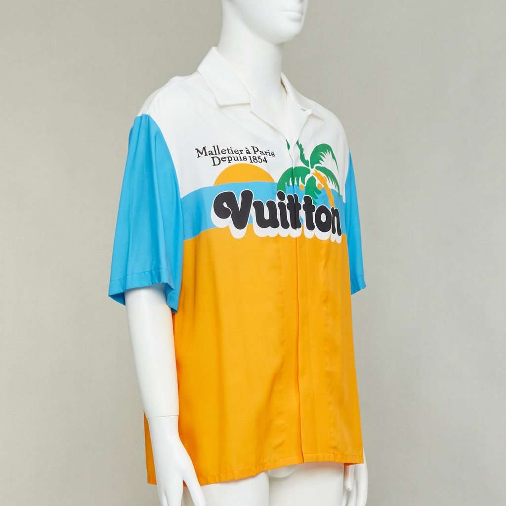 Louis Vuitton Yellow Polyester Shirt Yellow Polyester Very good condition - Inside View