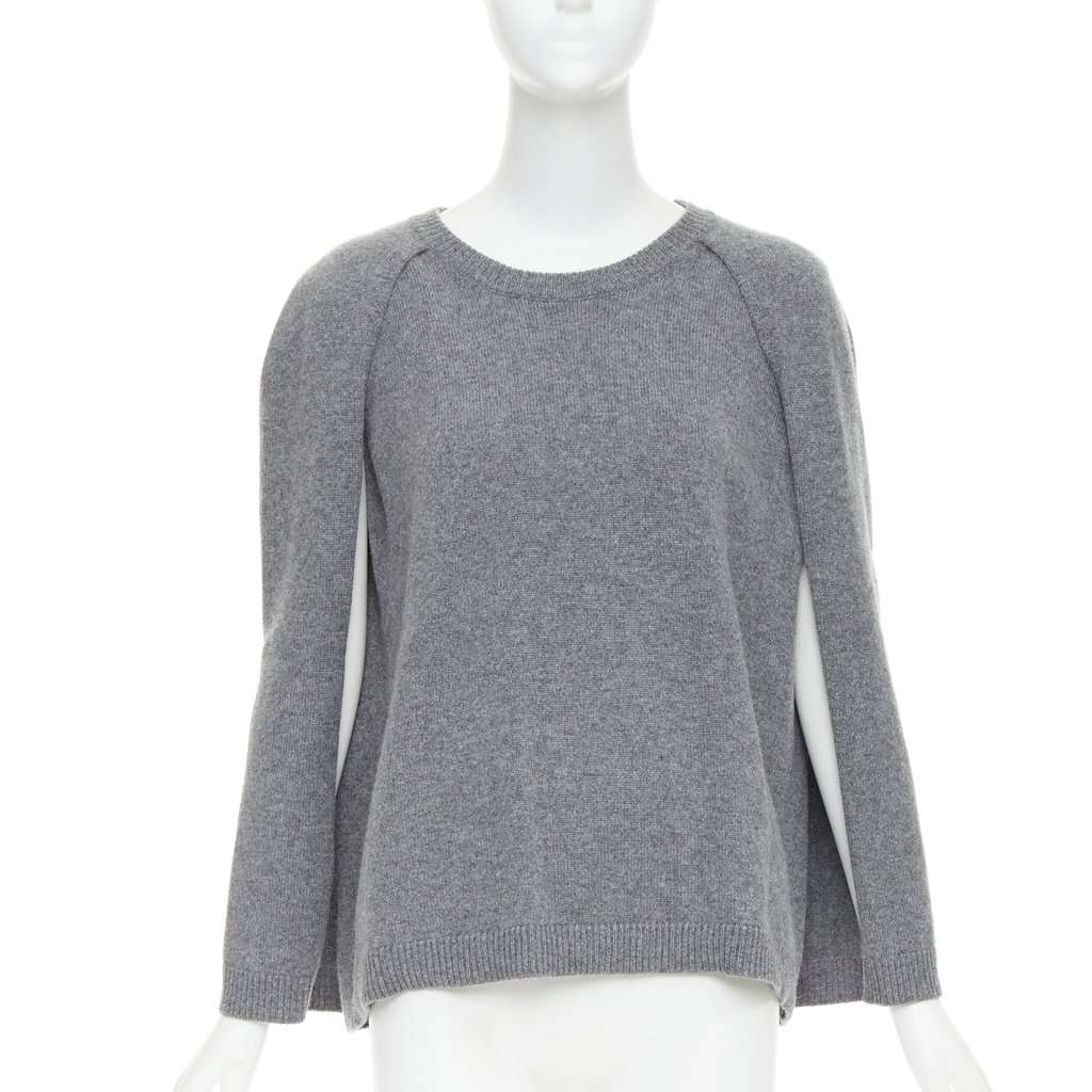 Valentino Garavani Grey Cashmere Knitwear Grey Cashmere Very good condition - Front View