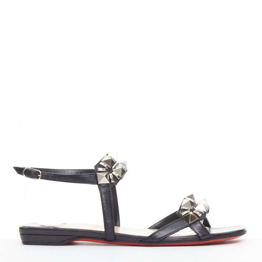 Christian Louboutin Galerietta Black Leather Good condition - Back View