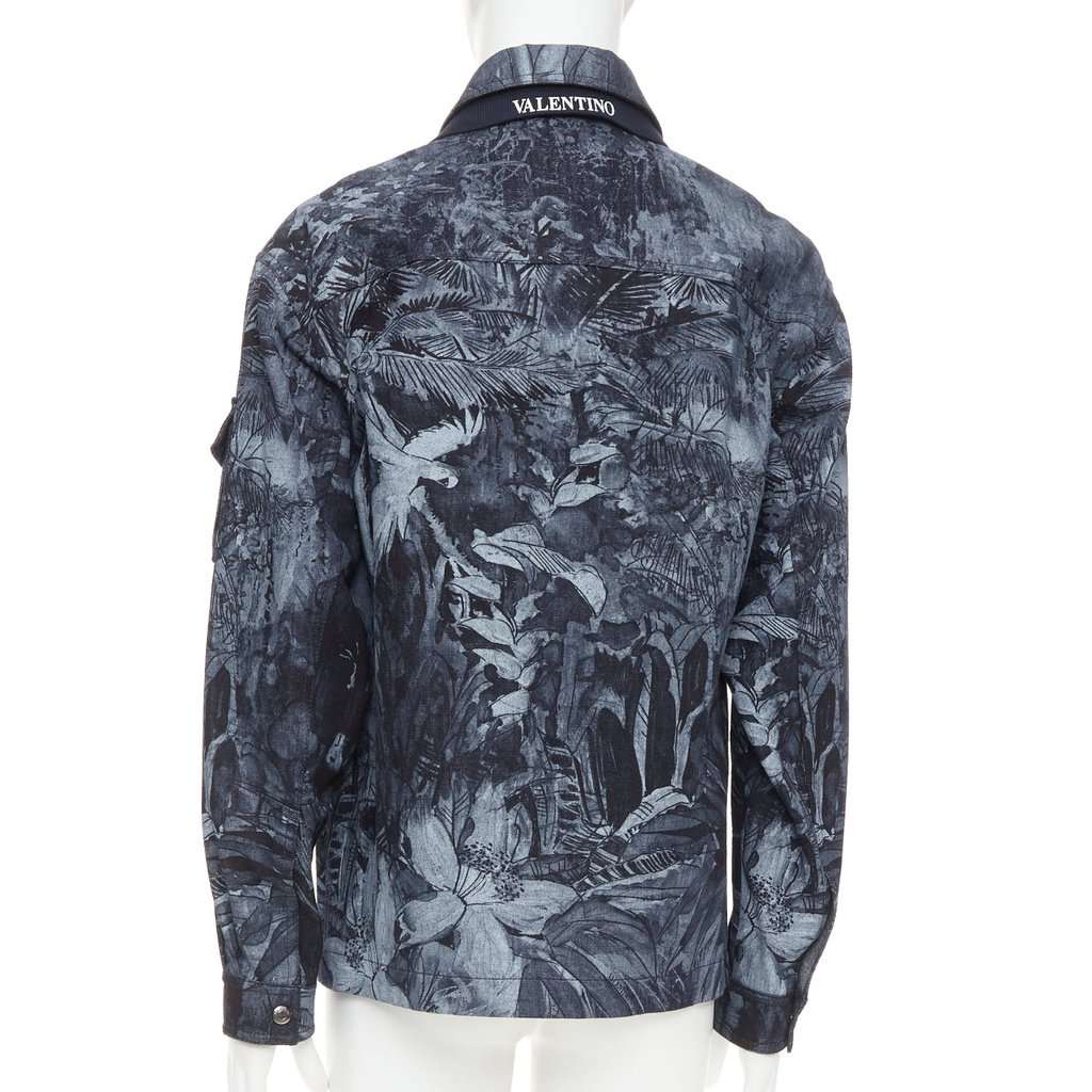Valentino Navy Cotton Jacket Navy Cotton Very good condition - Box View