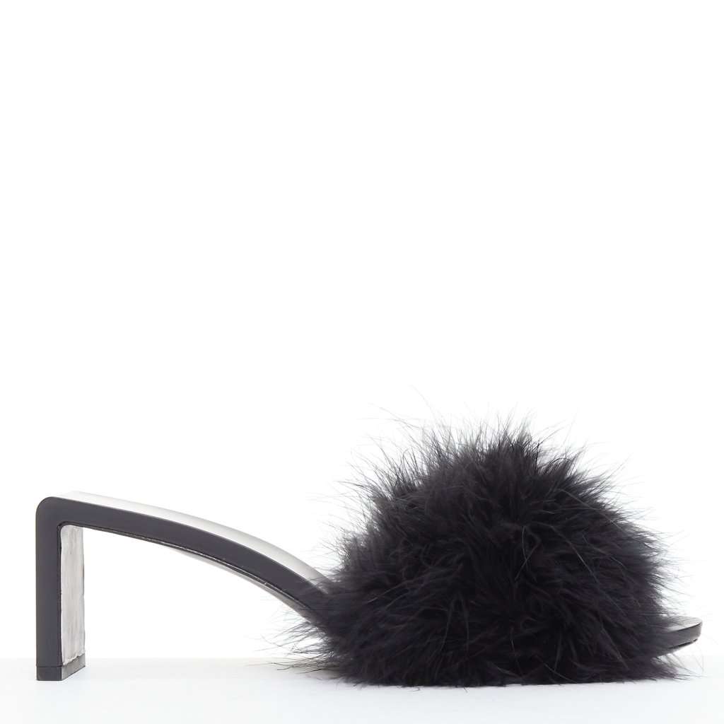 Balenciaga Boudoir Black Fur Very good condition - Front View