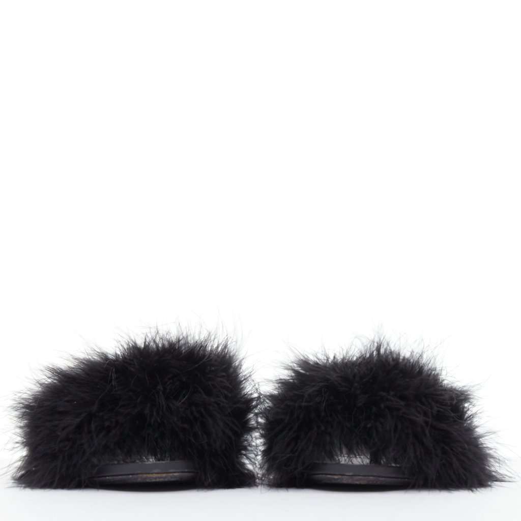 Balenciaga Boudoir Black Fur Very good condition - Model View