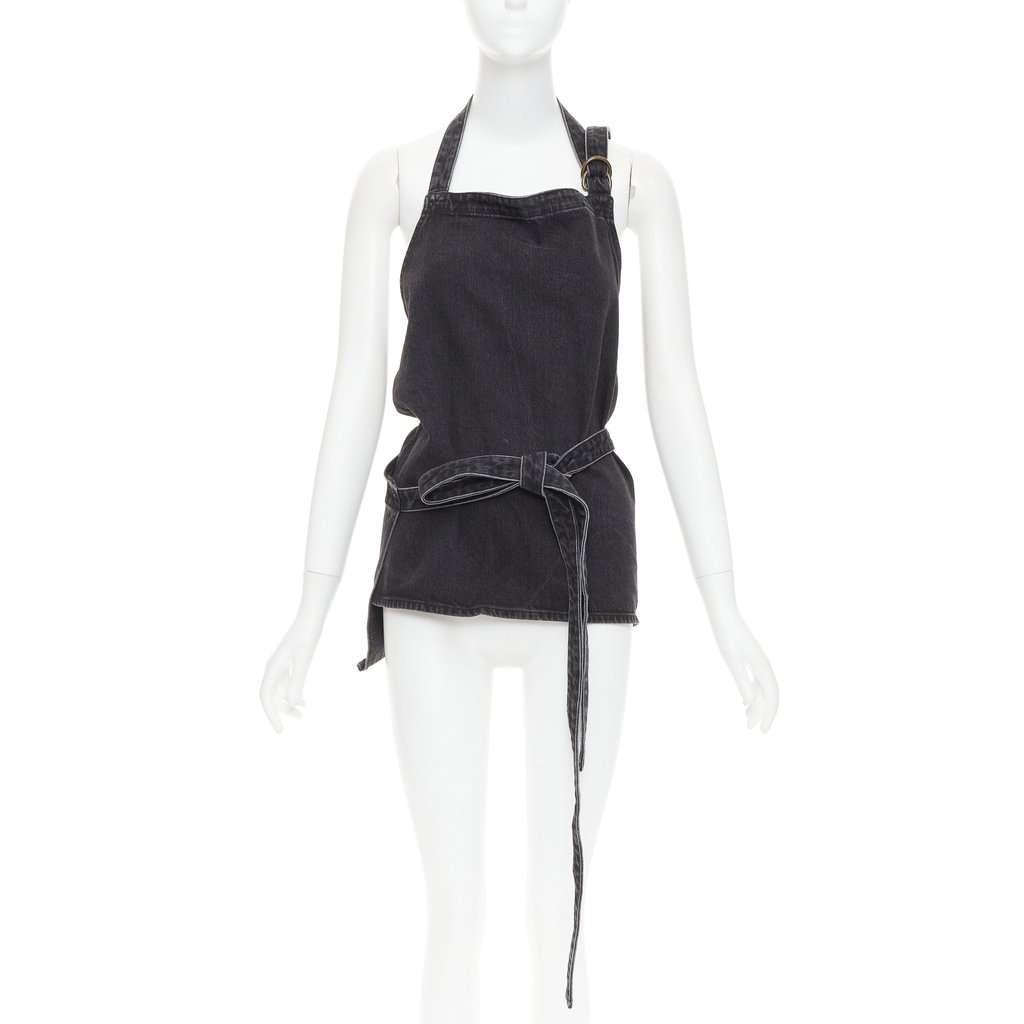 Balenciaga Grey Denim Dress Grey Denim Very good condition - Front View
