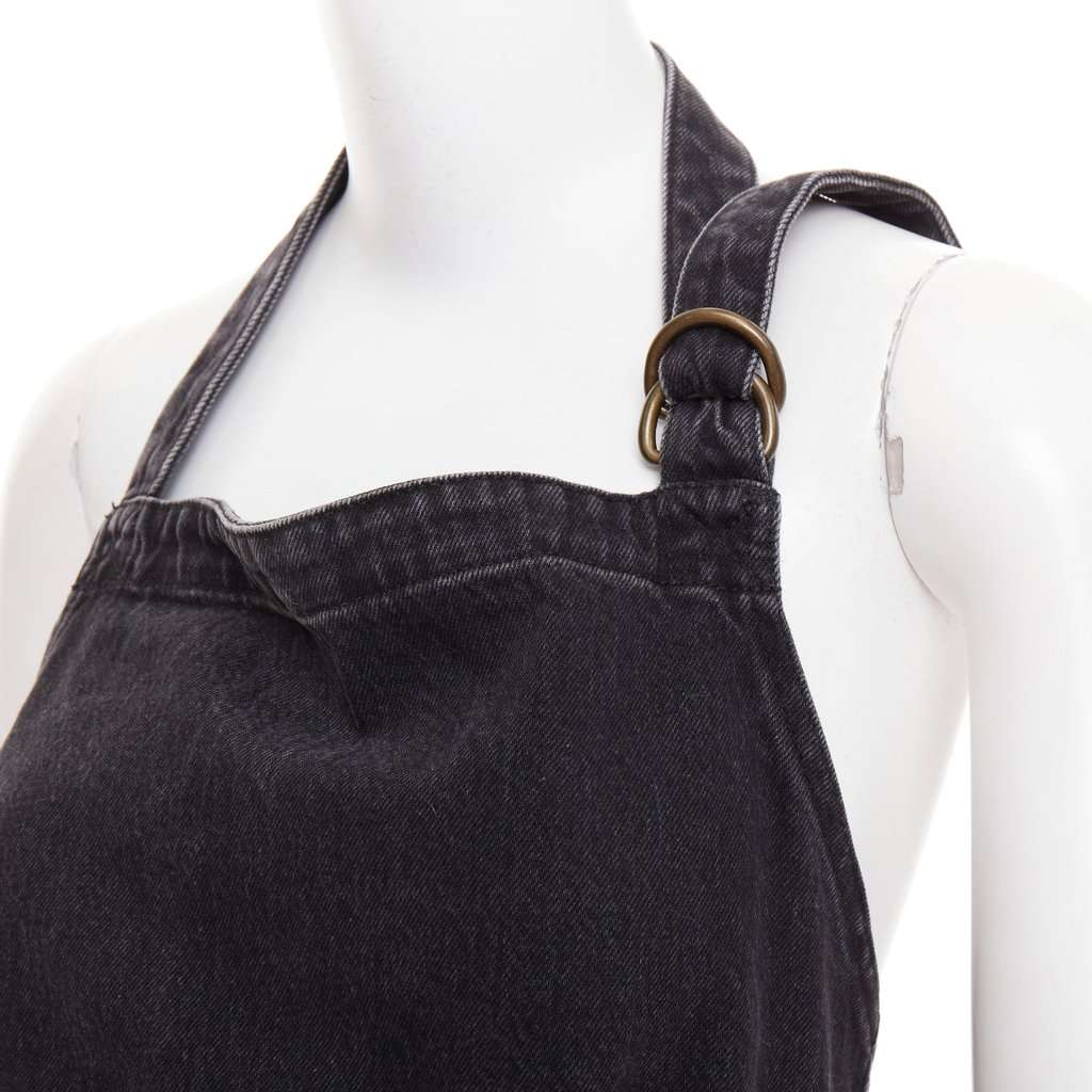 Balenciaga Grey Denim Dress Grey Denim Very good condition - Back View