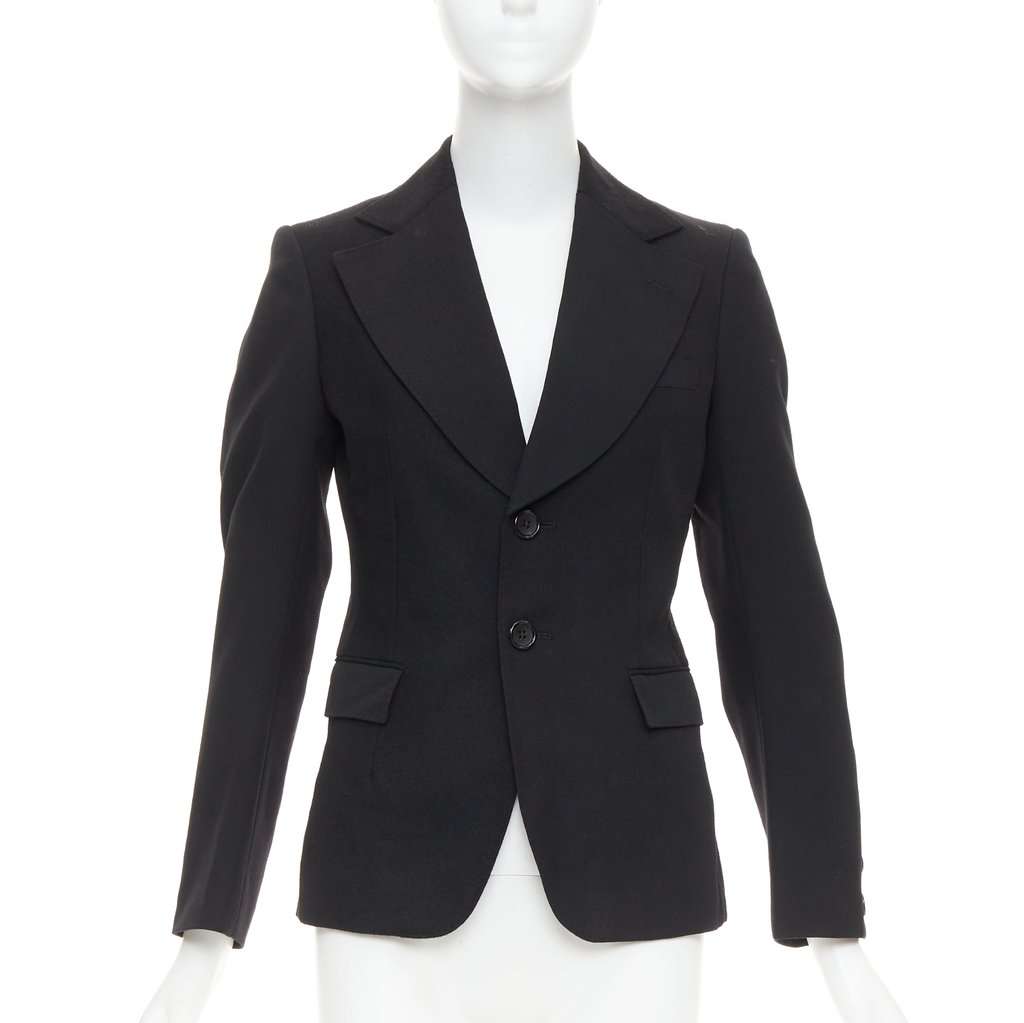Junya Watanabe Black Wool Jacket Black Wool Very good condition - Front View