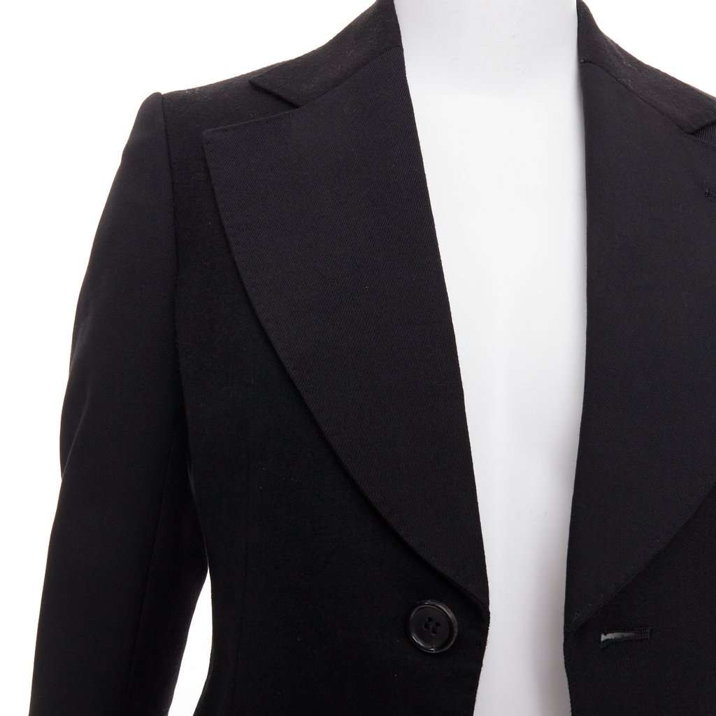 Junya Watanabe Black Wool Jacket Black Wool Very good condition - Back View
