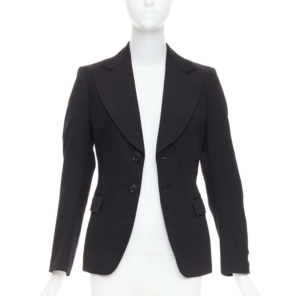 Junya Watanabe Black Wool Jacket Black Wool Very good condition - Inside View