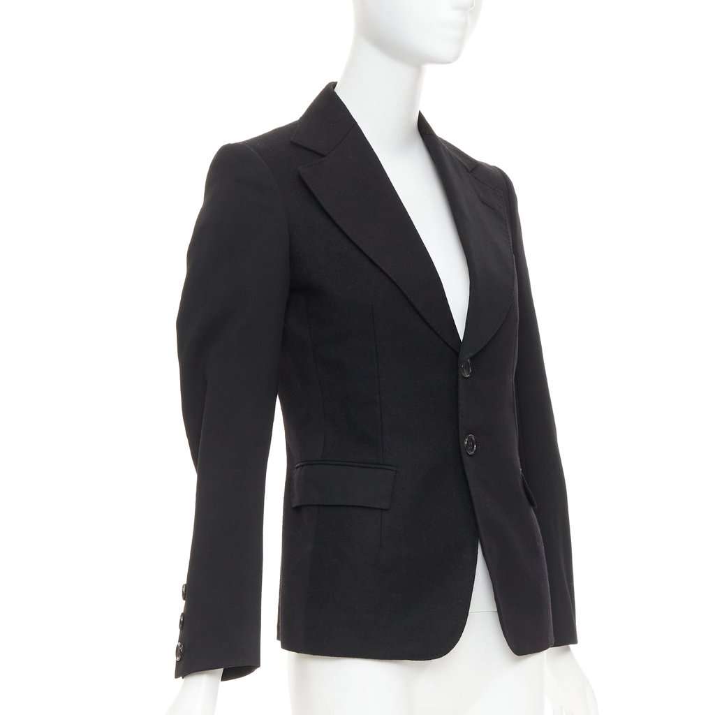 Junya Watanabe Black Wool Jacket Black Wool Very good condition - Model View
