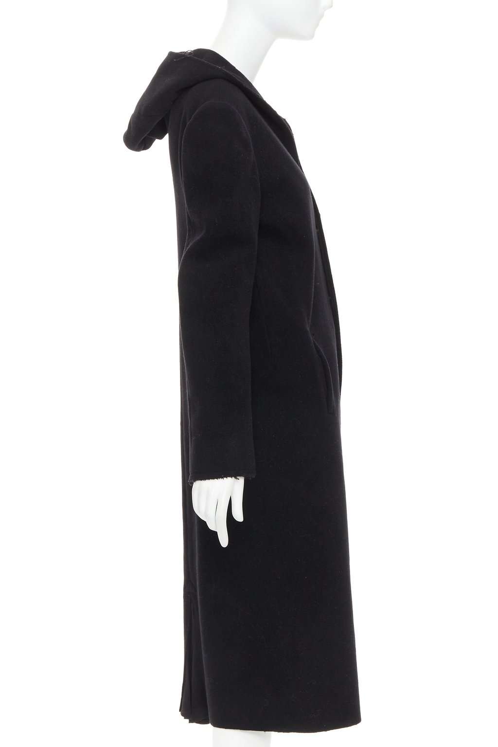 Yohji Yamamoto Black Wool Coat Black Wool Good condition - Box View