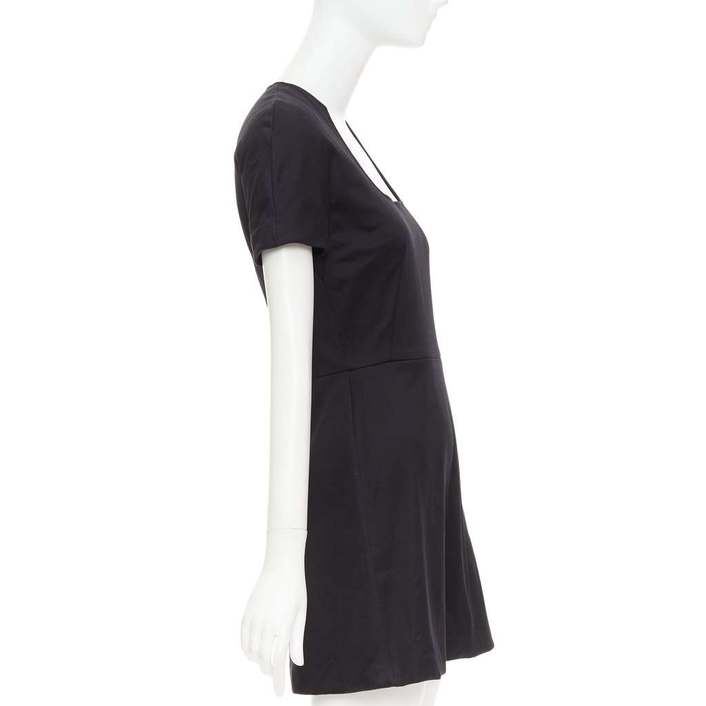 Alexander McQueen Black Cotton Dress Black Cotton Very good condition - Model View