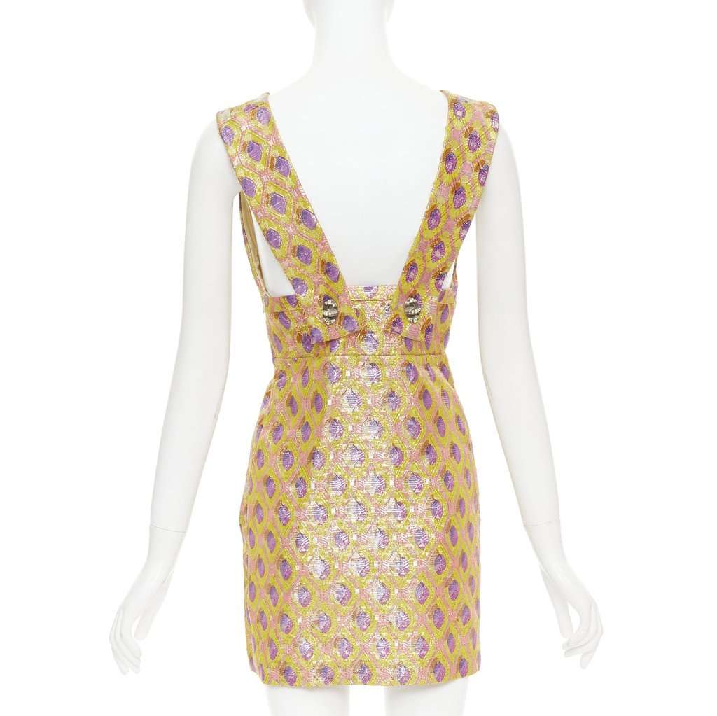 Miu Miu Yellow Silk Dress Yellow Silk Fair condition - Box View