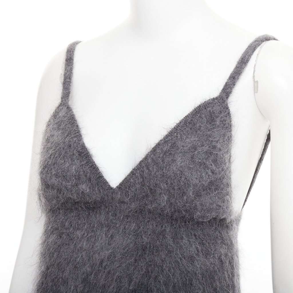 Prada Grey Wool Top Grey Wool Very good condition - Back View