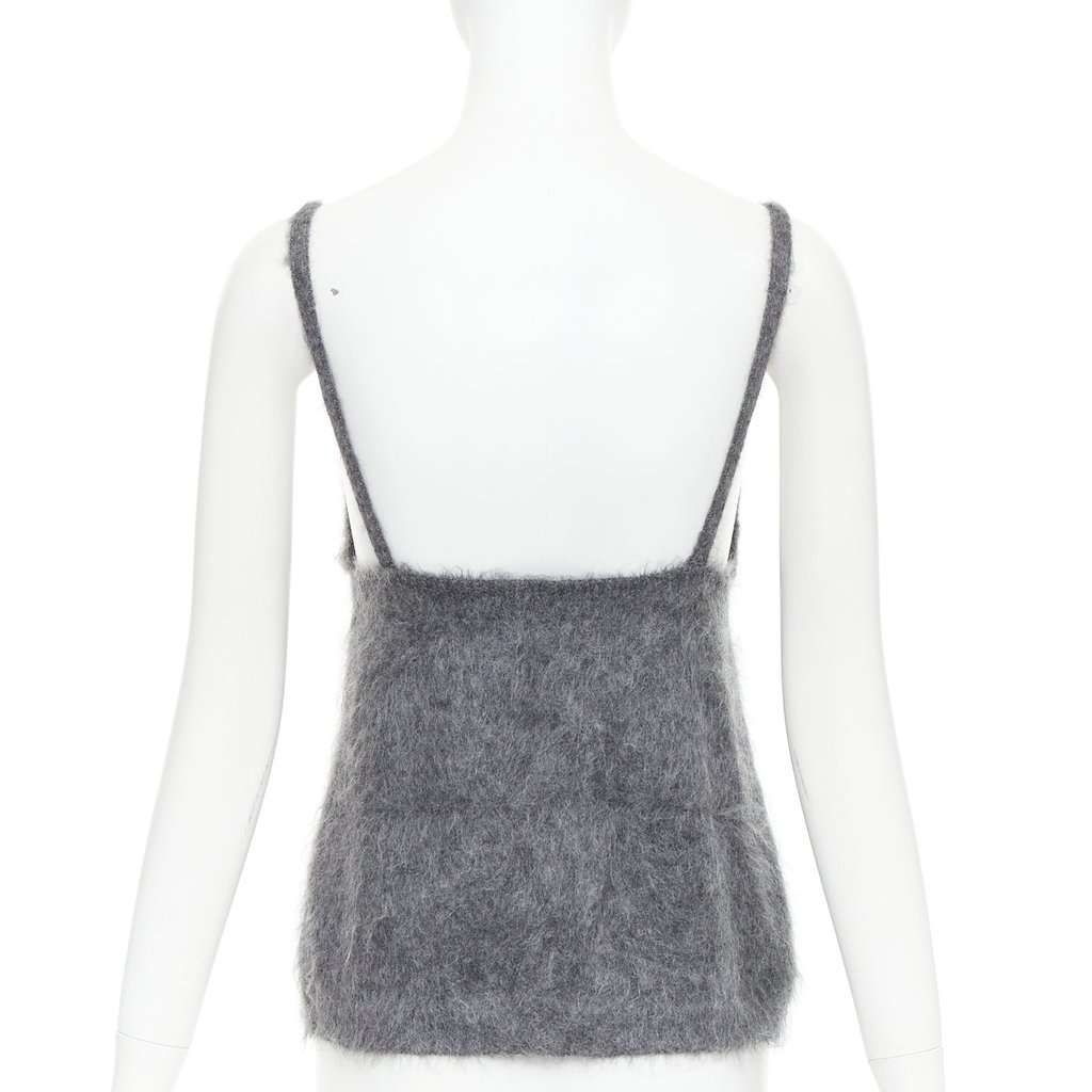 Prada Grey Wool Top Grey Wool Very good condition - Box View
