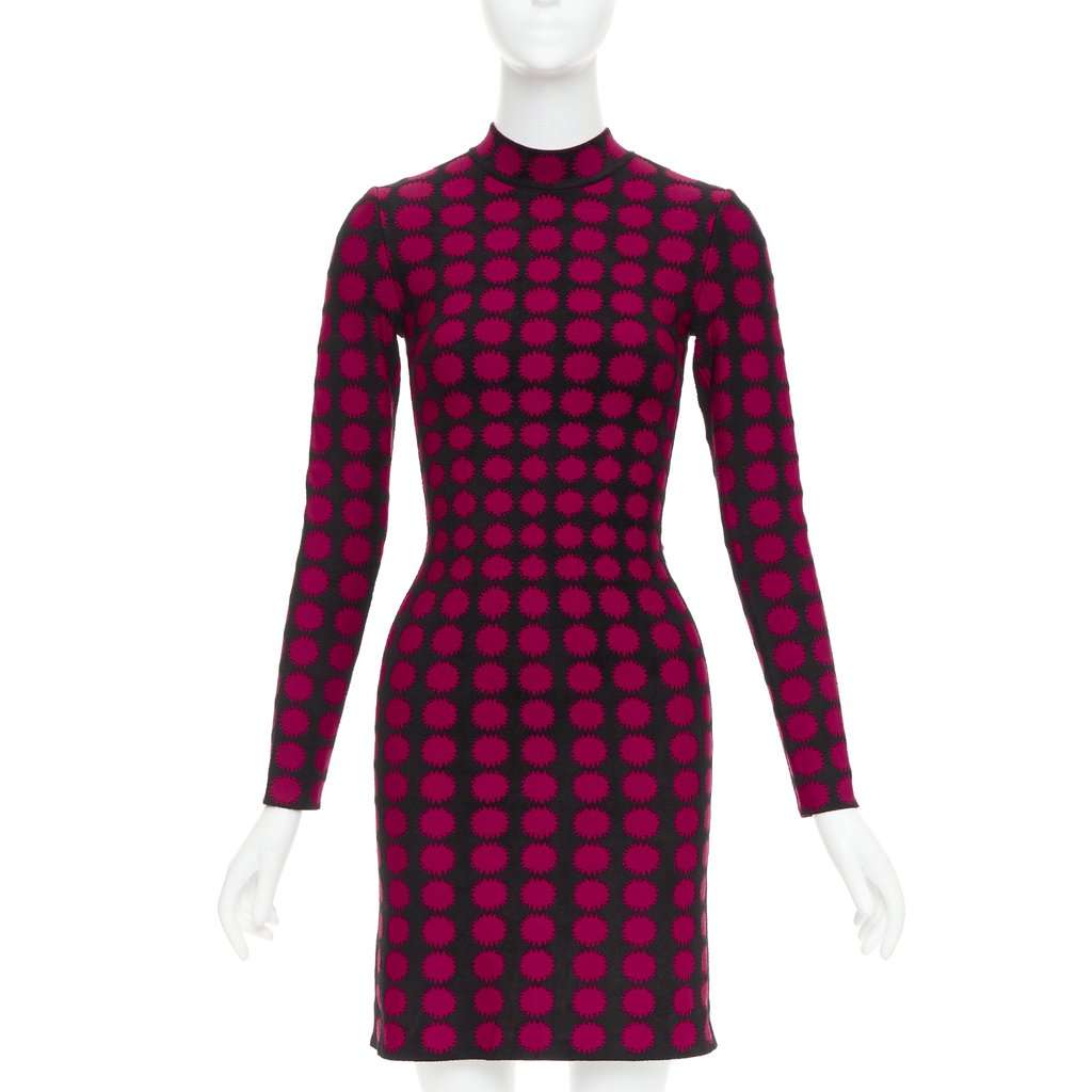 Alaïa Black Viscose Dress Black Viscose Very good condition - Front View