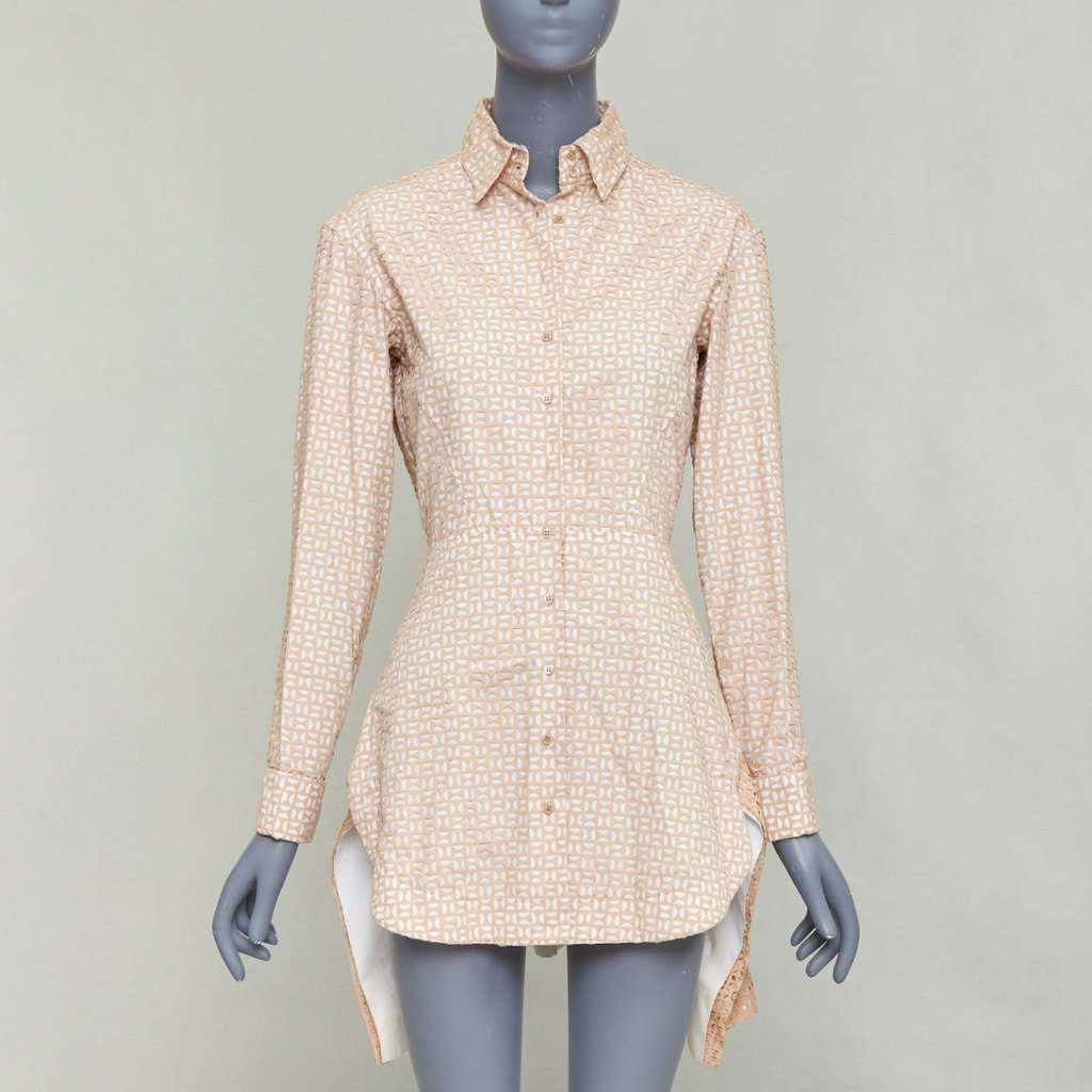Alaïa Beige Cotton Dress Beige Cotton Good condition - Inside View