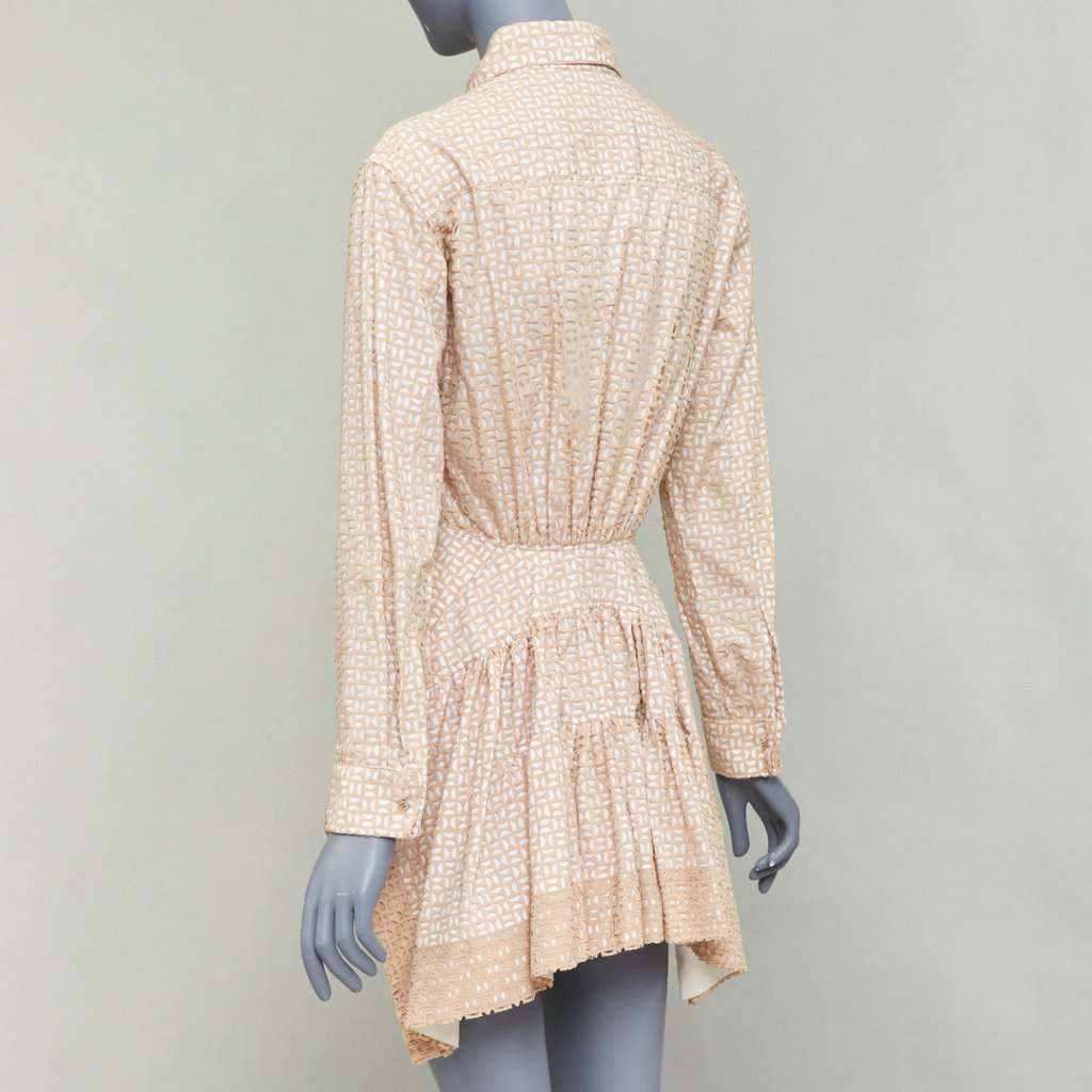 Alaïa Beige Cotton Dress Beige Cotton Good condition - Box View